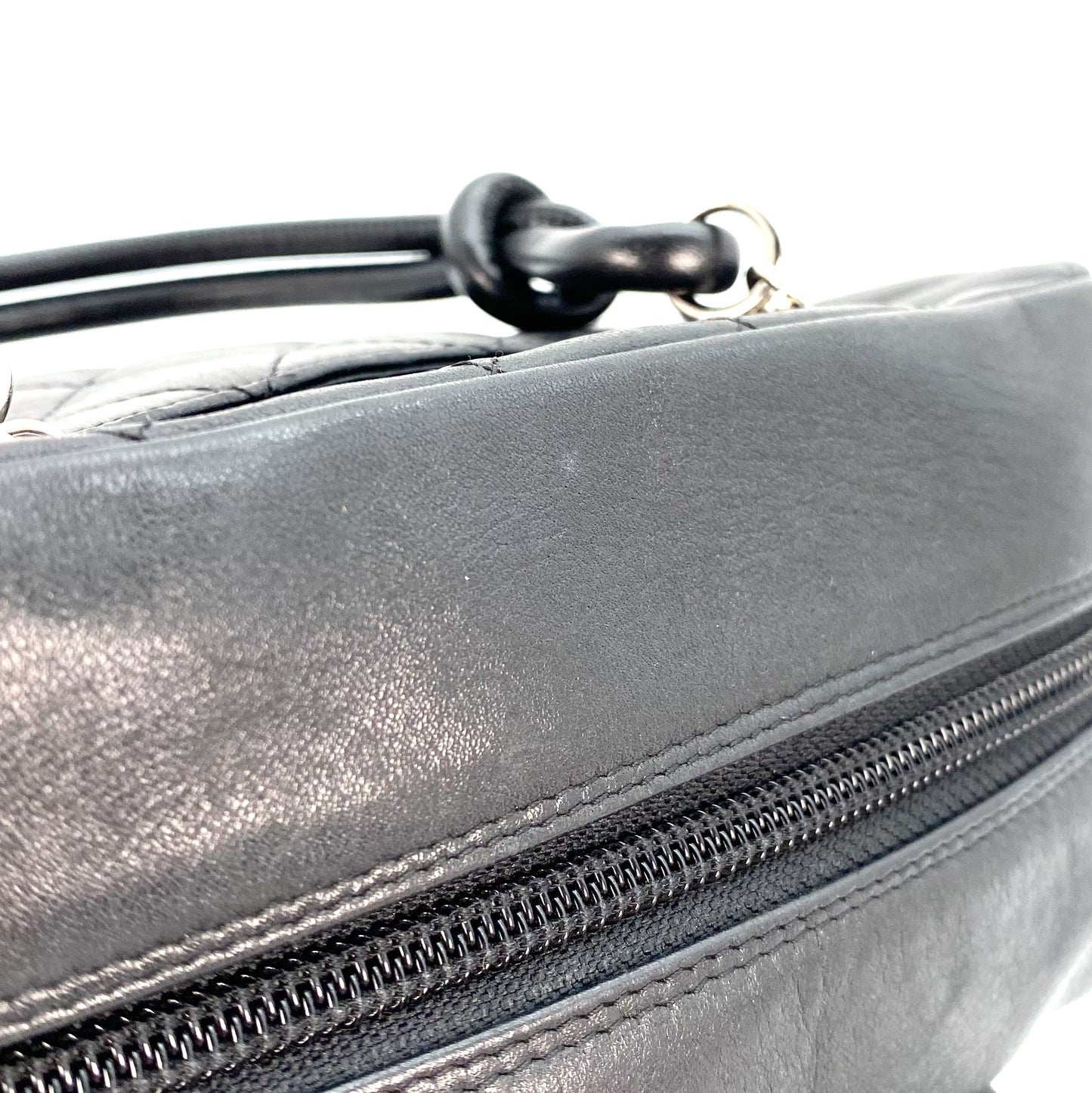 Alba, 10 Series Cambon Mini Boston Black Silver Hardware with seal only