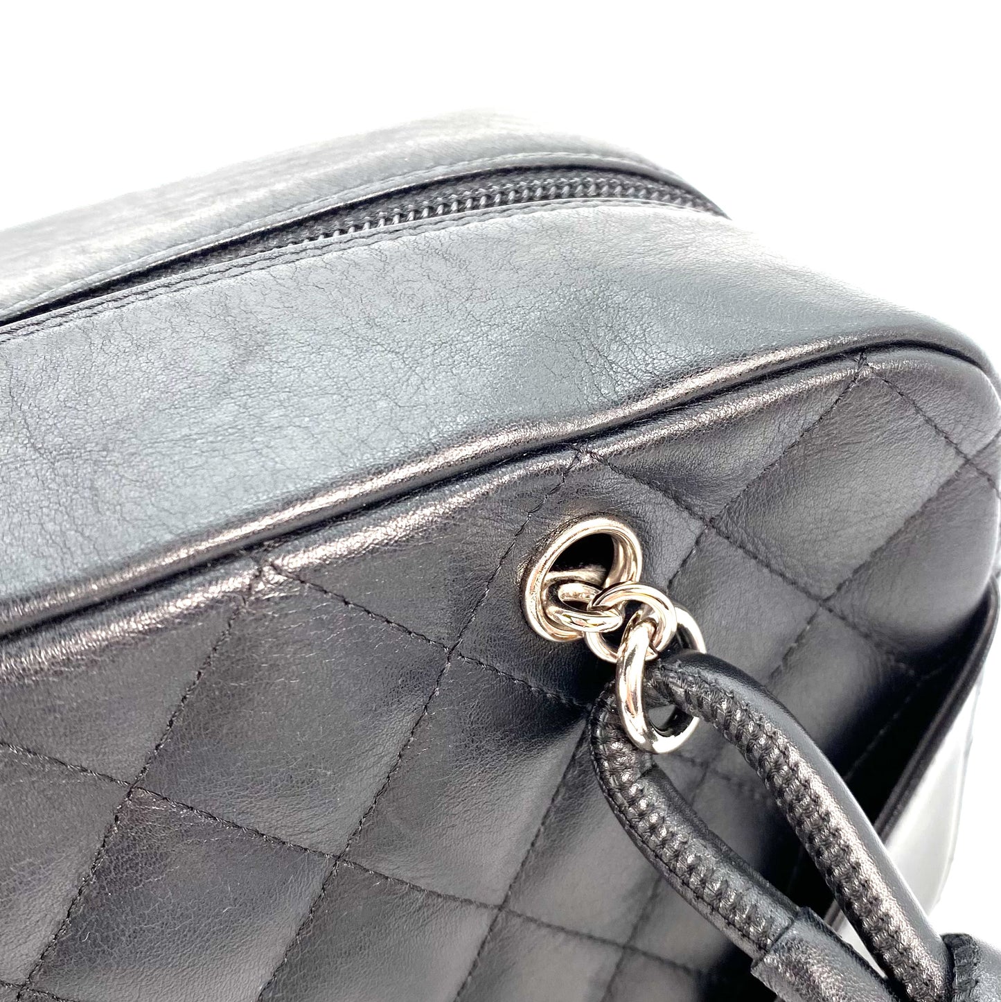 Alba, 10 Series Cambon Mini Boston Black Silver Hardware with seal only