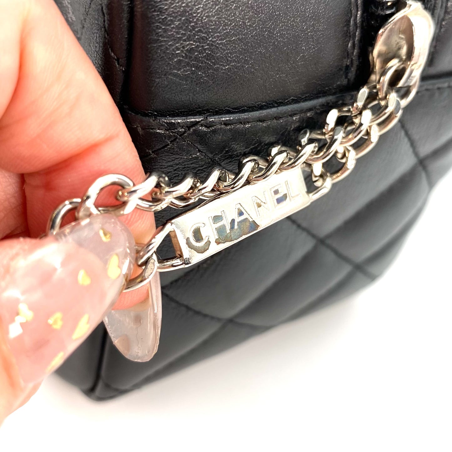 Alba, 10 Series Cambon Mini Boston Black Silver Hardware with seal only