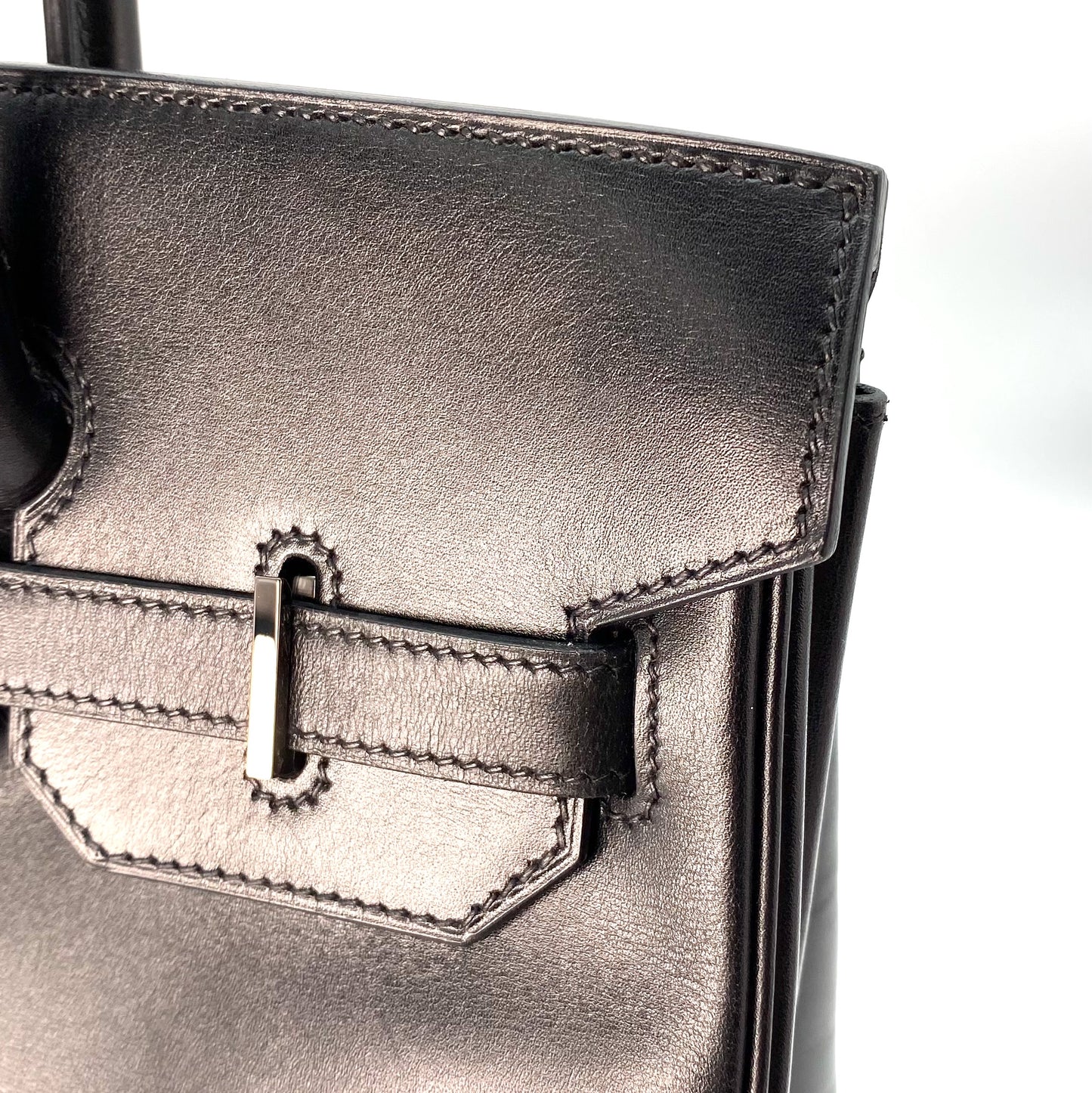 Haya, 2003 Haut A Courroies 32 Black Box Calf SIlver Hardware with stamp □G