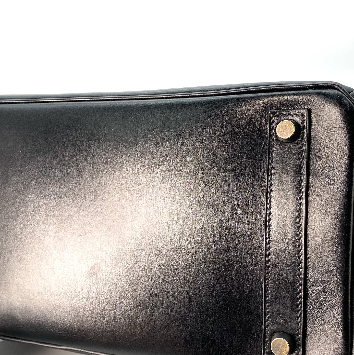 Haya, 2003 Haut A Courroies 32 Black Box Calf SIlver Hardware with stamp □G