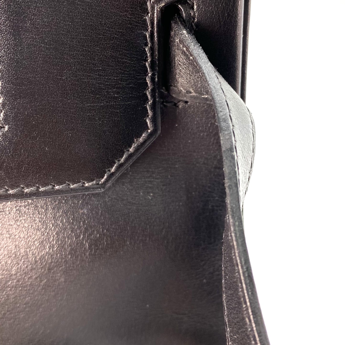 Haya, 2003 Haut A Courroies 32 Black Box Calf SIlver Hardware with stamp □G