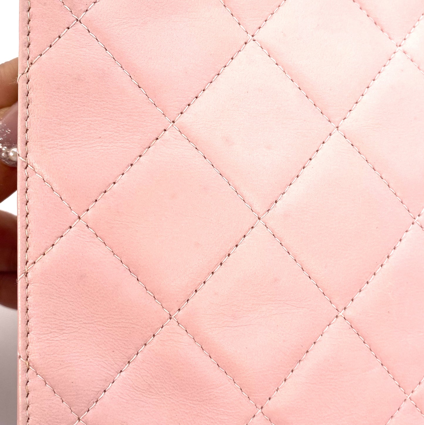 Rosy, 4 Series Matelasse Chain Pink Lambskin with seal only