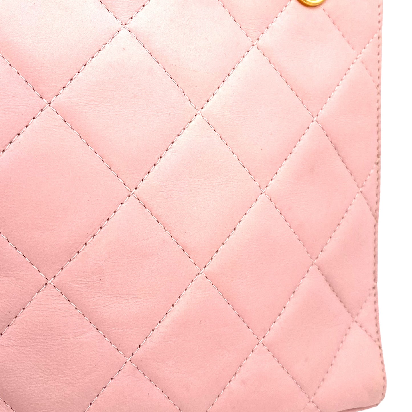 Rosy, 4 Series Matelasse Chain Pink Lambskin with seal only