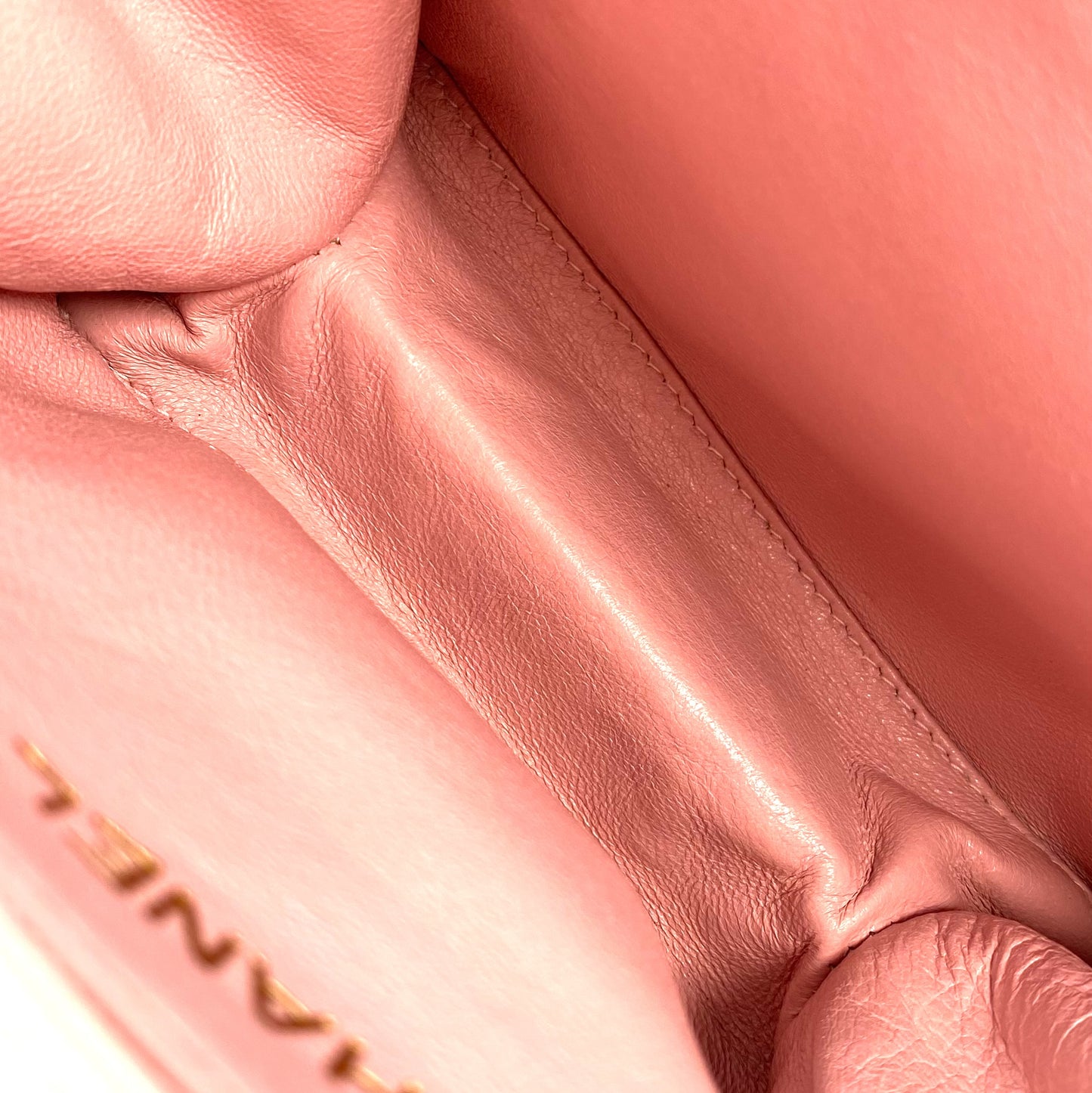 Rosy, 4 Series Matelasse Chain Pink Lambskin with seal only