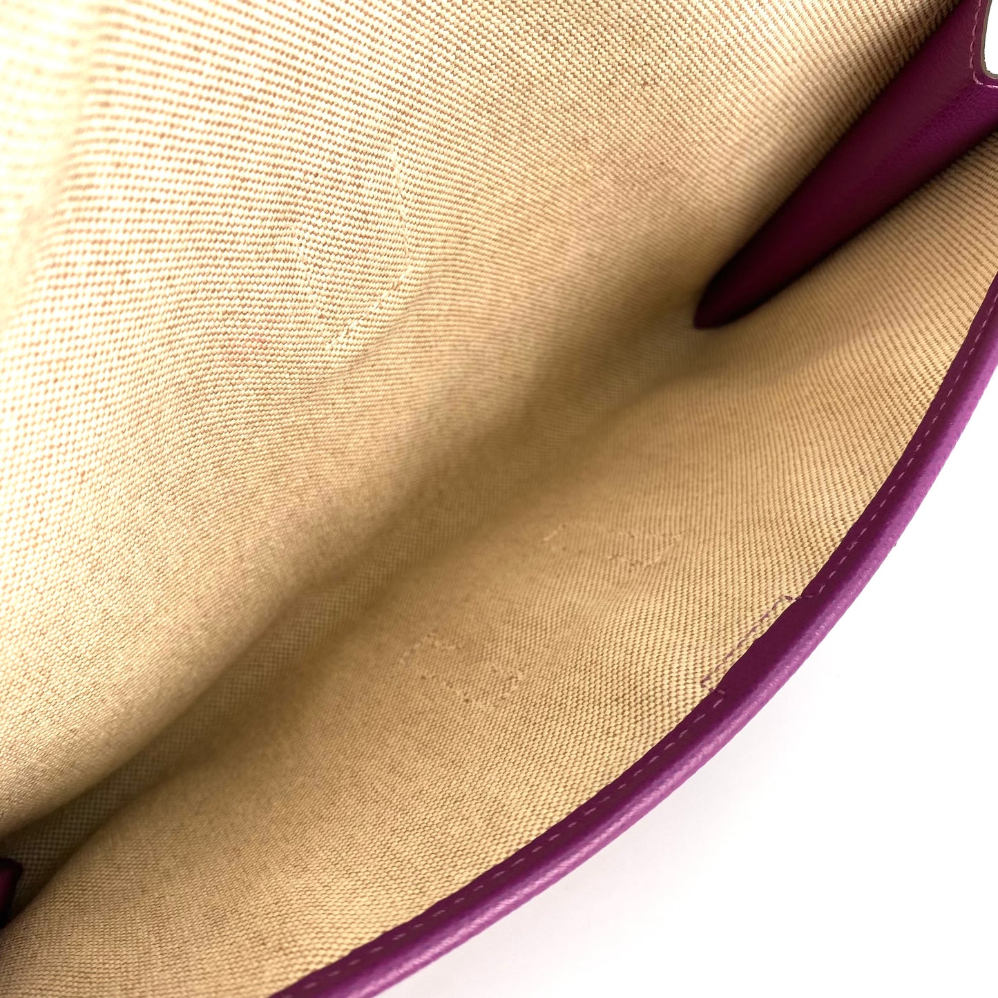 [SPRING SALE] Edna, ⬜︎R 2014 jige PM cassis epsom clutch bag