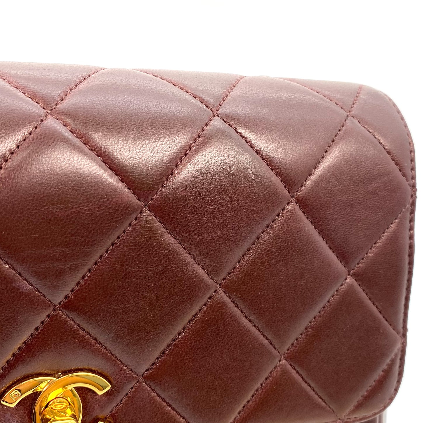 Jasper, 4 Series 23cm Square Dark Brown Mini Lambskin with seal and card