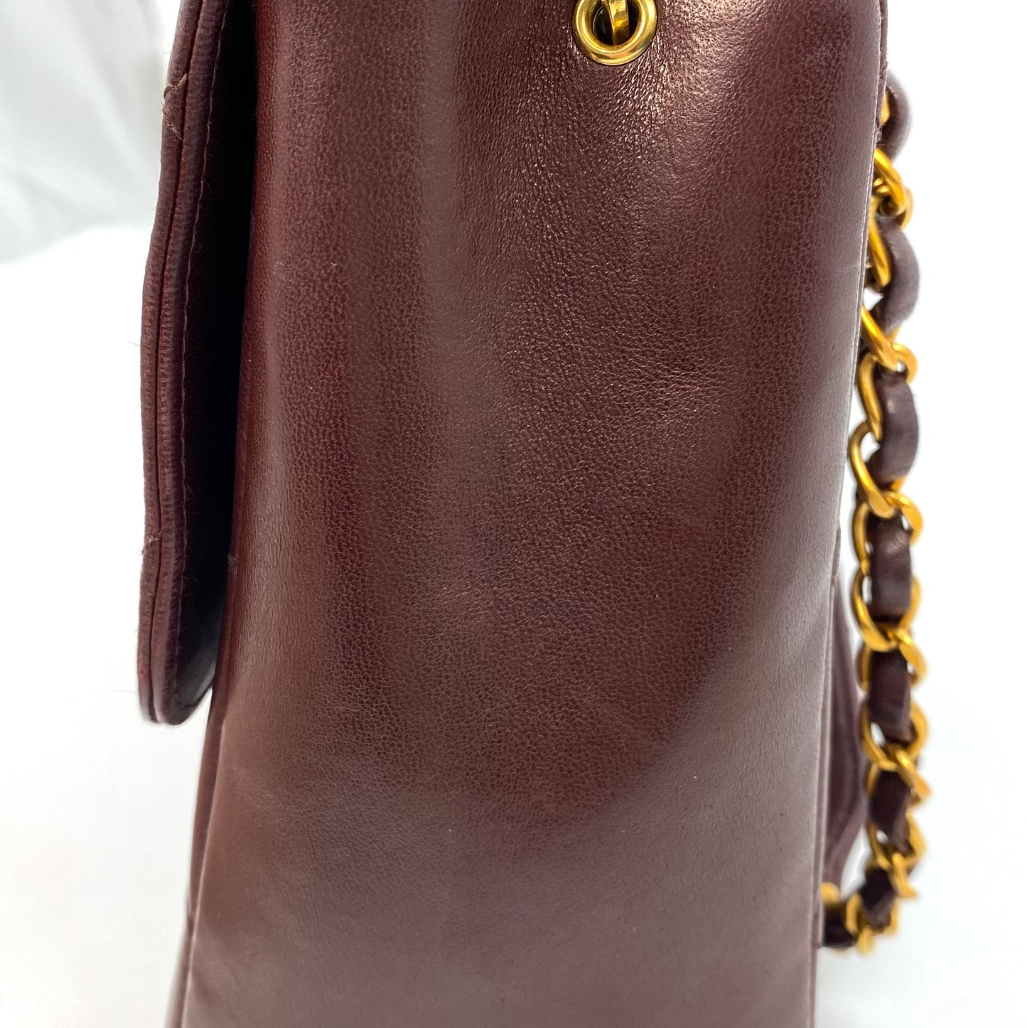 Jasper, 4 Series 23cm Square Dark Brown Mini Lambskin with seal and card