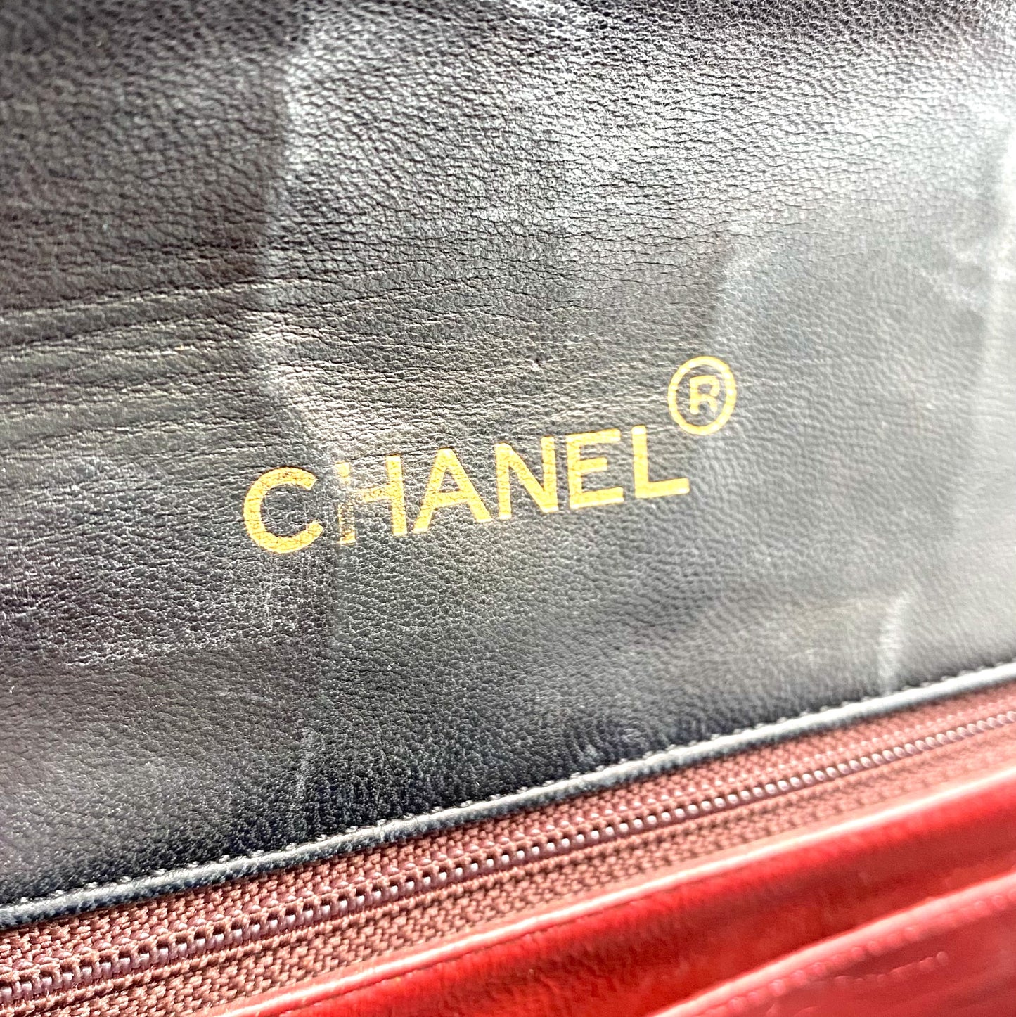 Ian, 0 Series Half Moon Black Lambskin with seal only