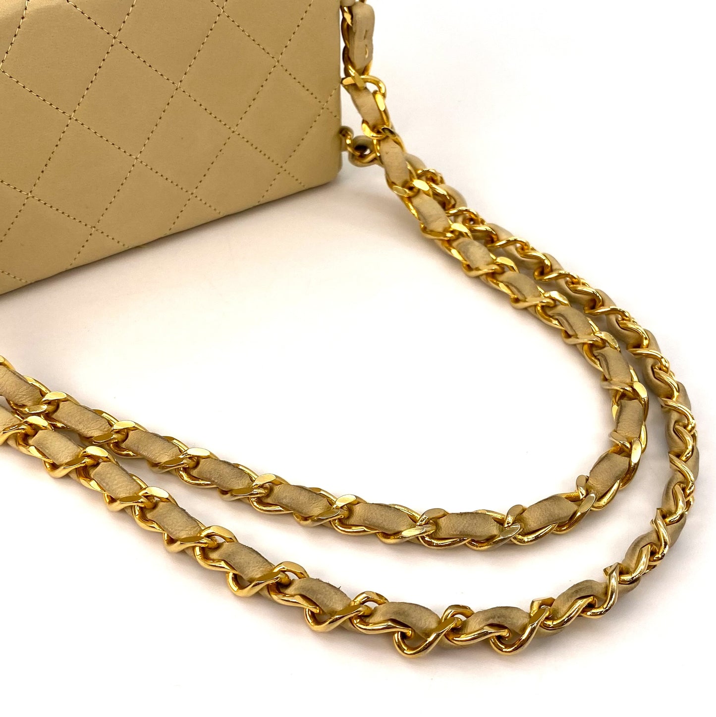 Jada, 0 Series Hexagon Yellow Lambskin Gold Hardware with seal and card