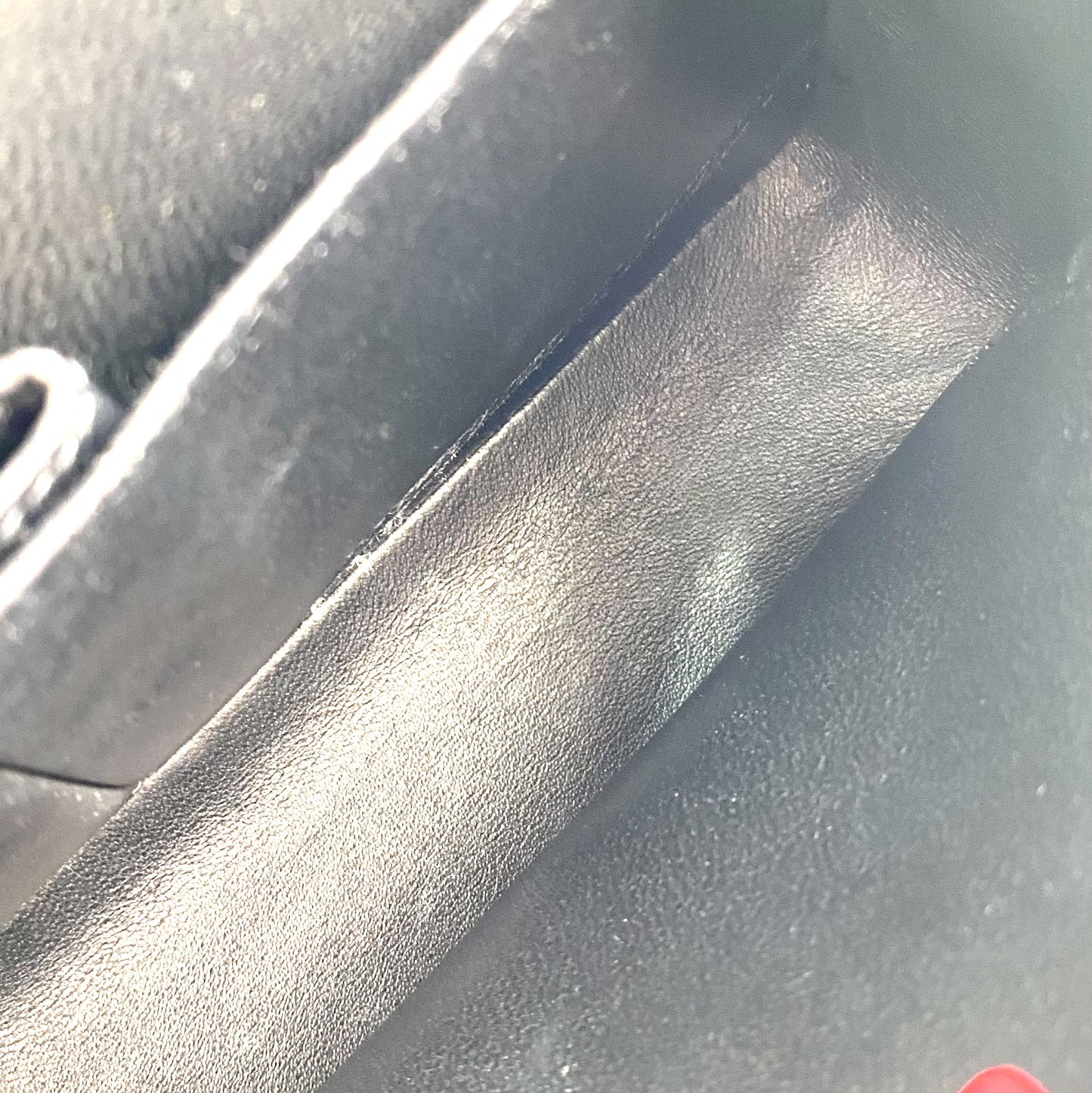 Erny, 9 Series Medium Classic Flap Black Caviar with seal and card