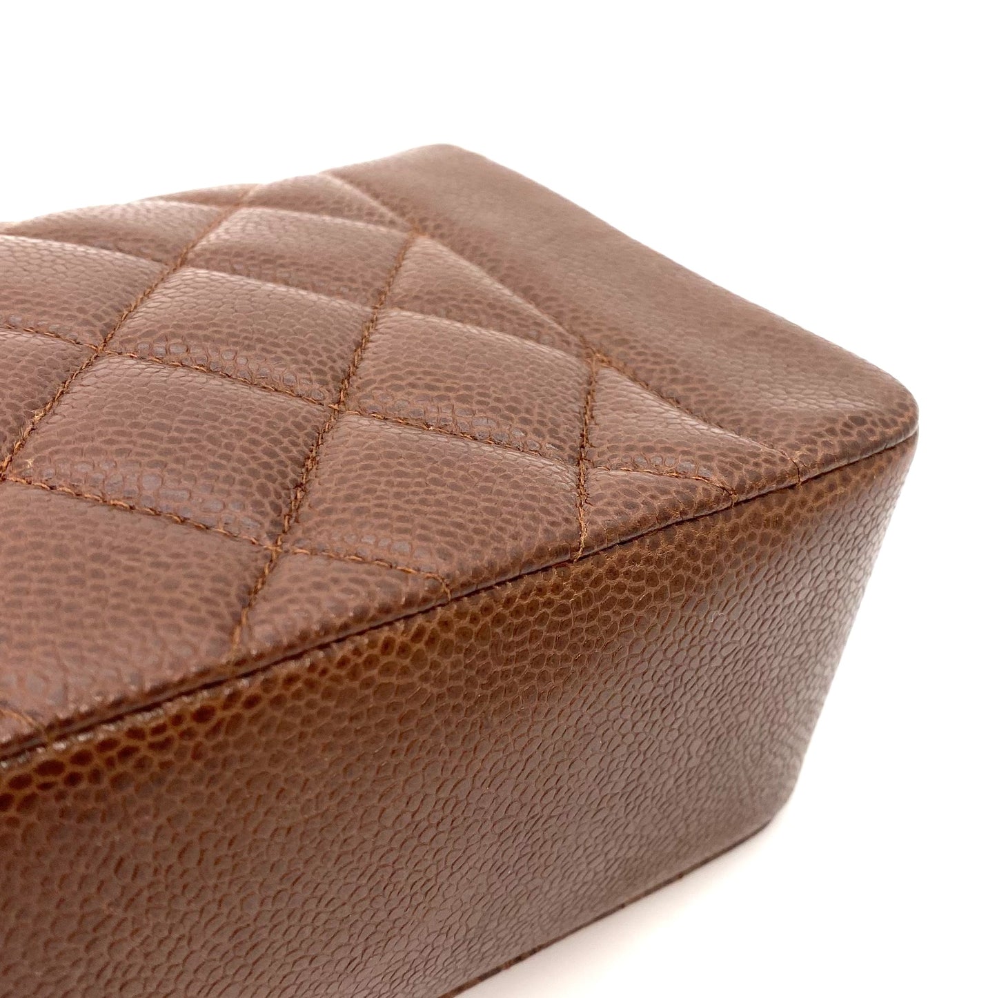 Rina, 2 Series Small Diana Brown Caviar with seal only