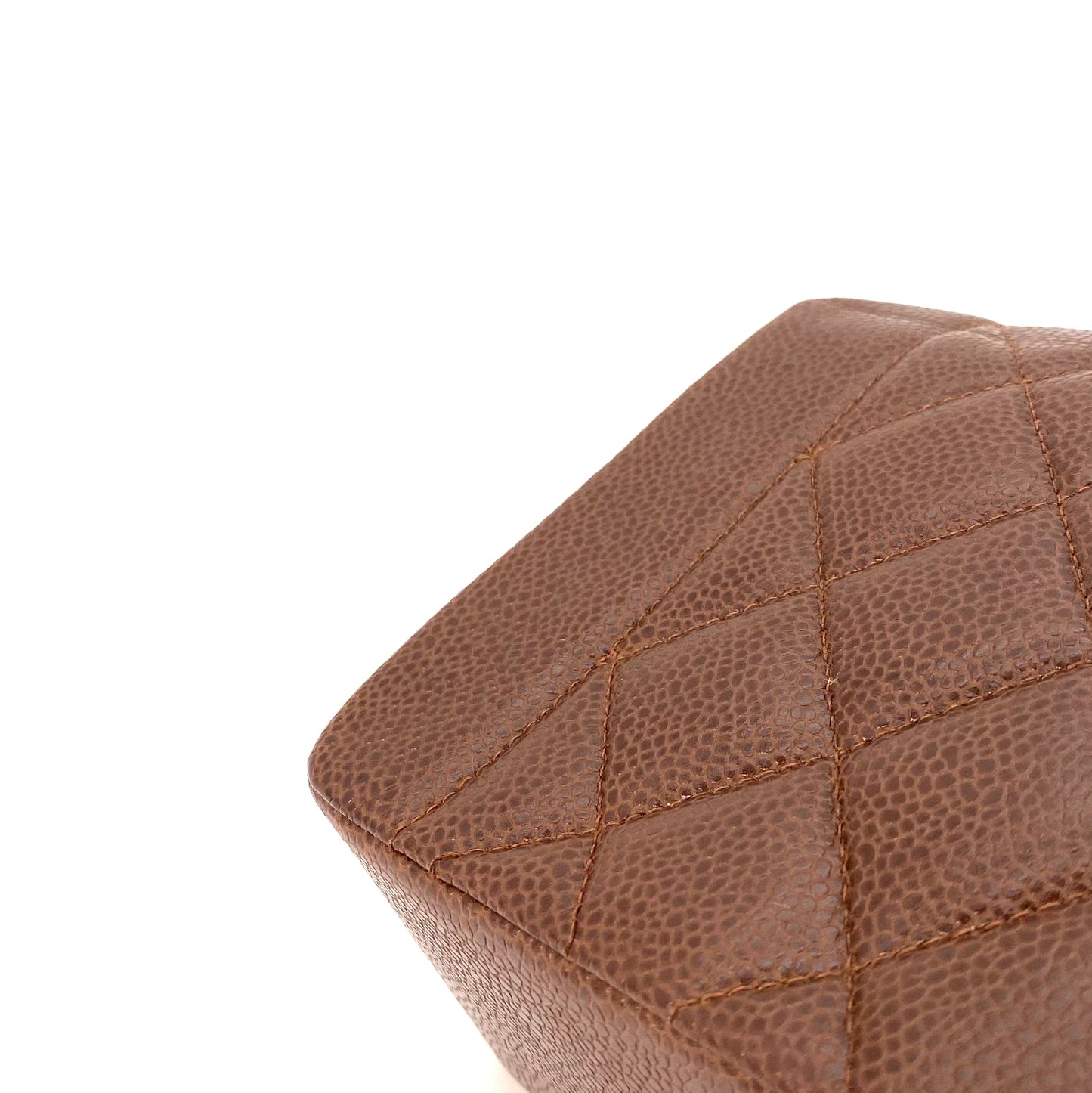 Rina, 2 Series Small Diana Brown Caviar with seal only