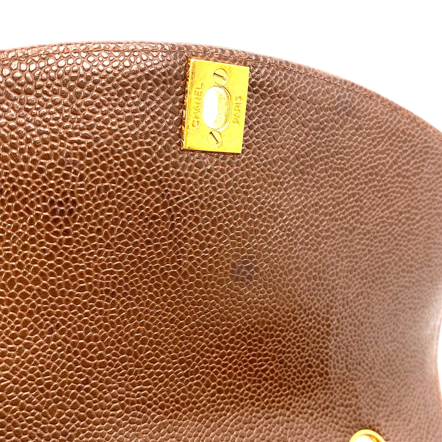 Rina, 2 Series Small Diana Brown Caviar with seal only