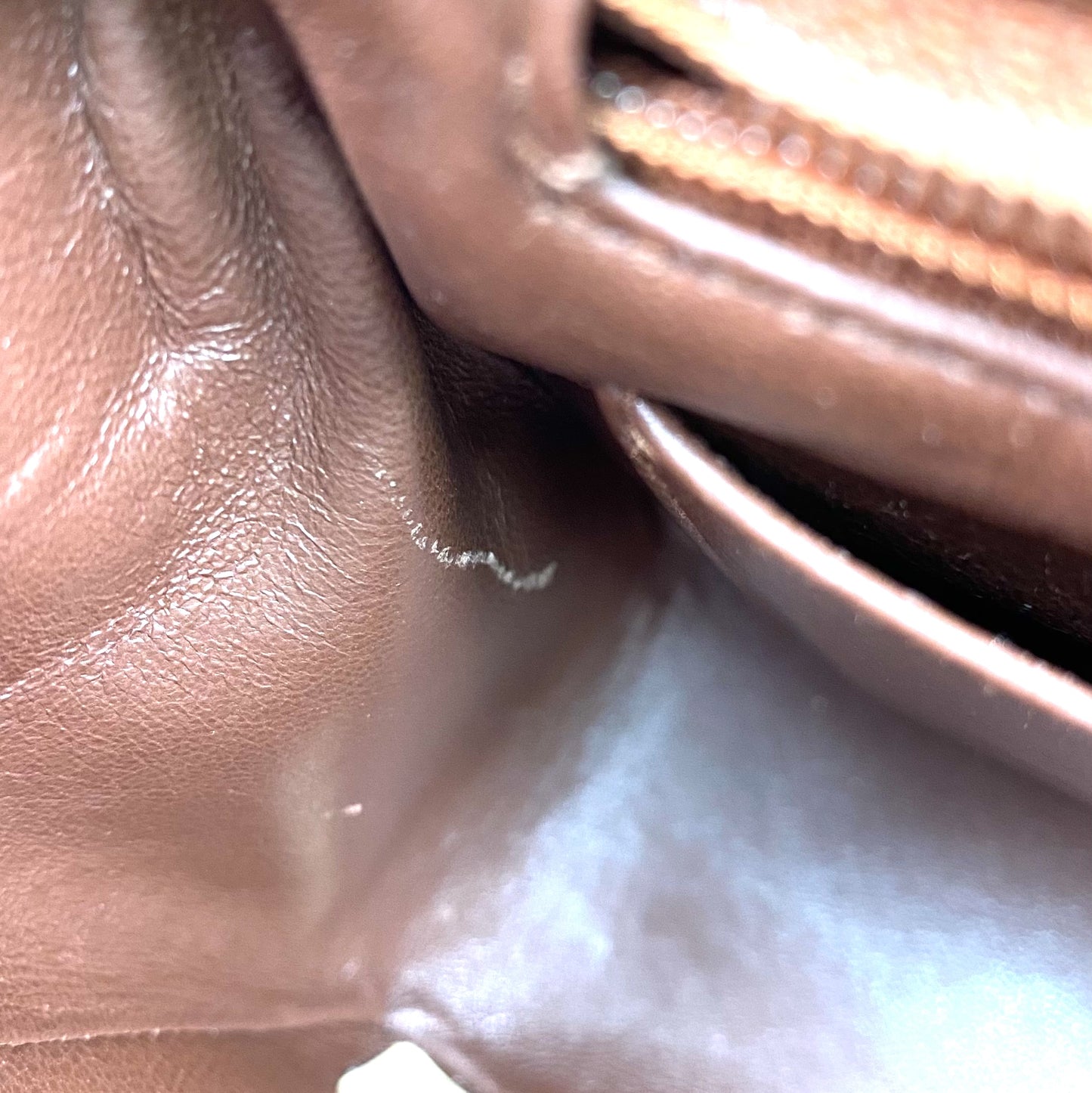 Rina, 2 Series Small Diana Brown Caviar with seal only