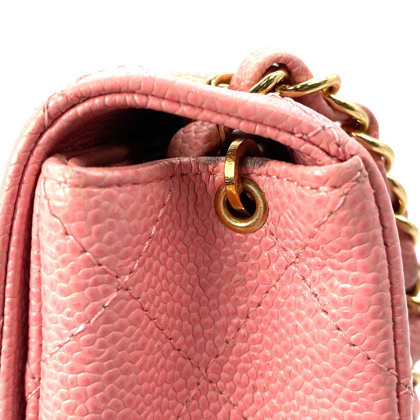 Elvara, 9 Series Mini 17cm Square Pink Caviar with seal and card