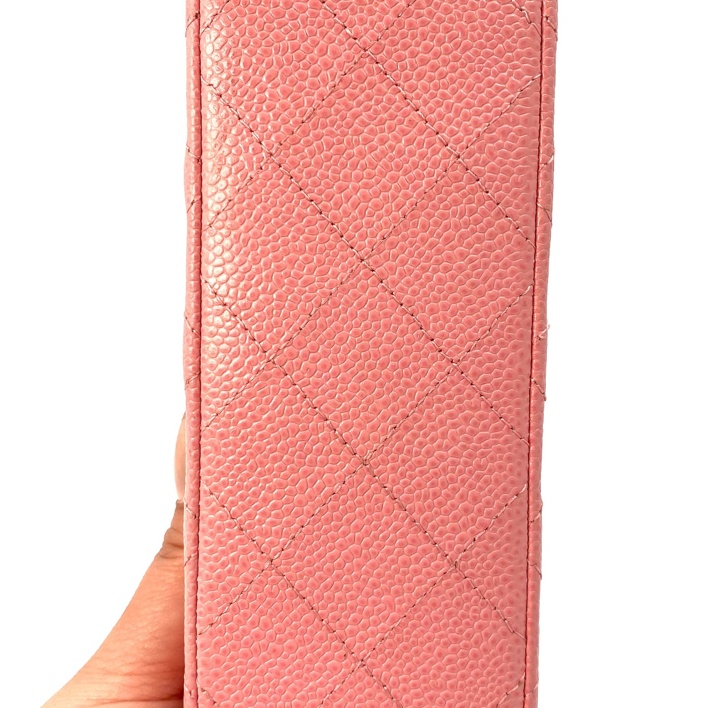 Elvara, 9 Series Mini 17cm Square Pink Caviar with seal and card
