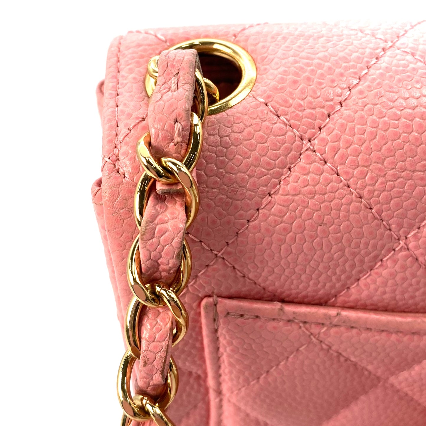 Elvara, 9 Series Mini 17cm Square Pink Caviar with seal and card