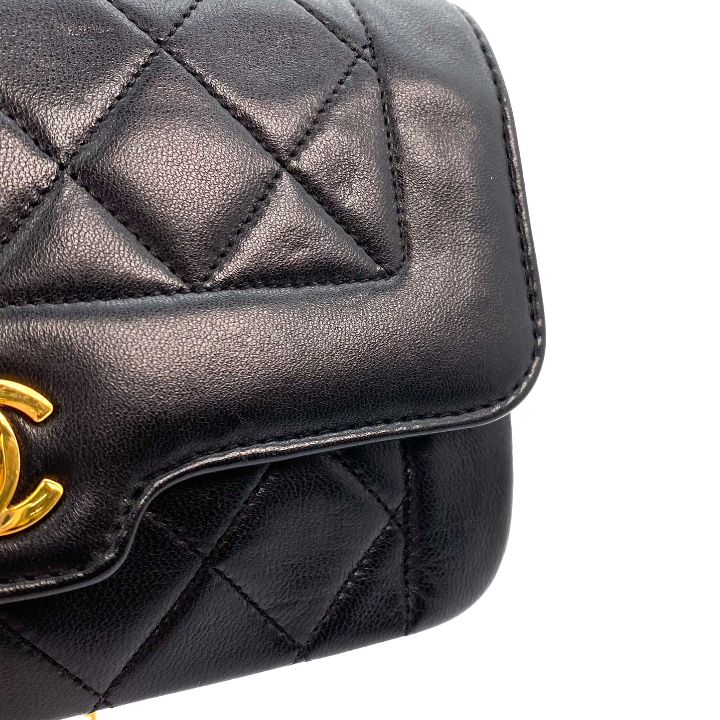 Calyx, 1 Series Matelasse Bijoux Black Lambskin with seal and card