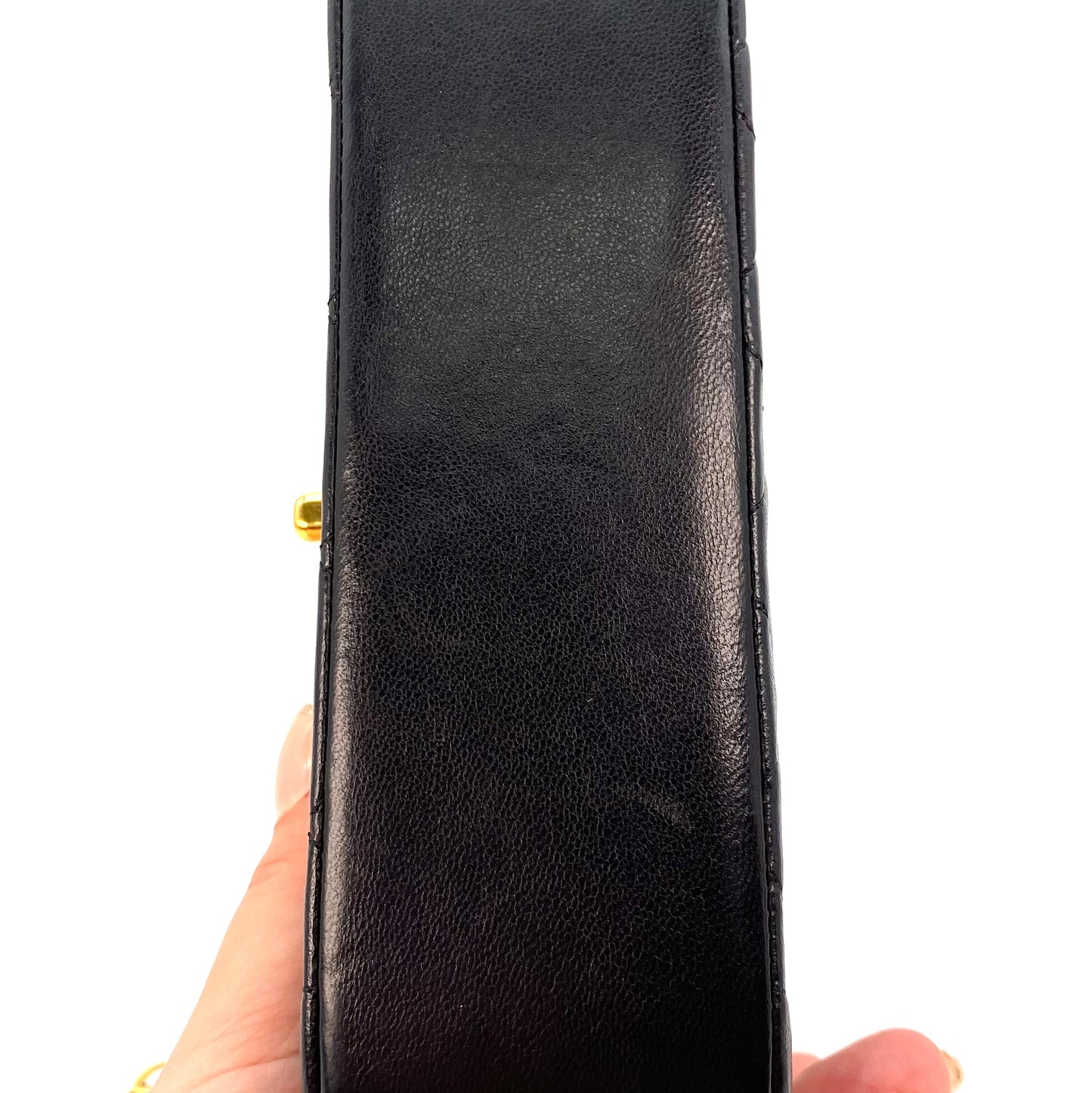 Calyx, 1 Series Matelasse Bijoux Black Lambskin with seal and card