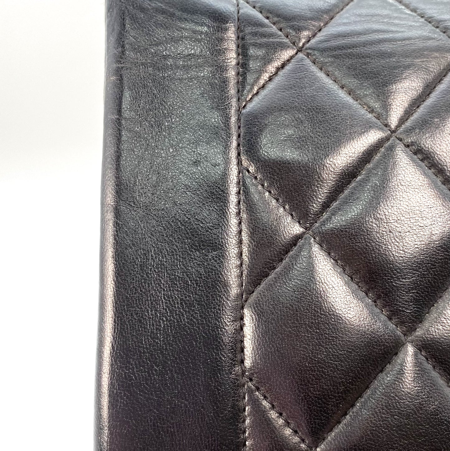 Torix, 2 Series Medium Diana Black Lambskin with seal and card