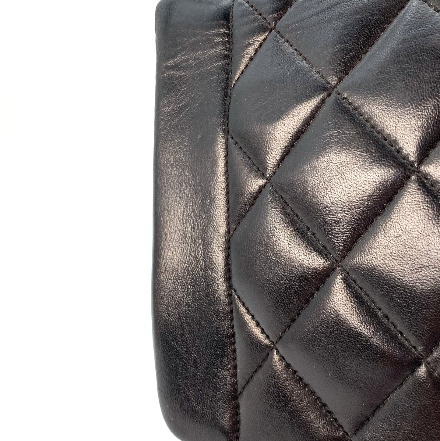 Torix, 2 Series Medium Diana Black Lambskin with seal and card