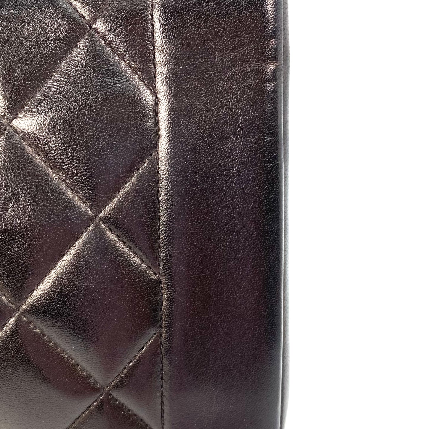 Torix, 2 Series Medium Diana Black Lambskin with seal and card