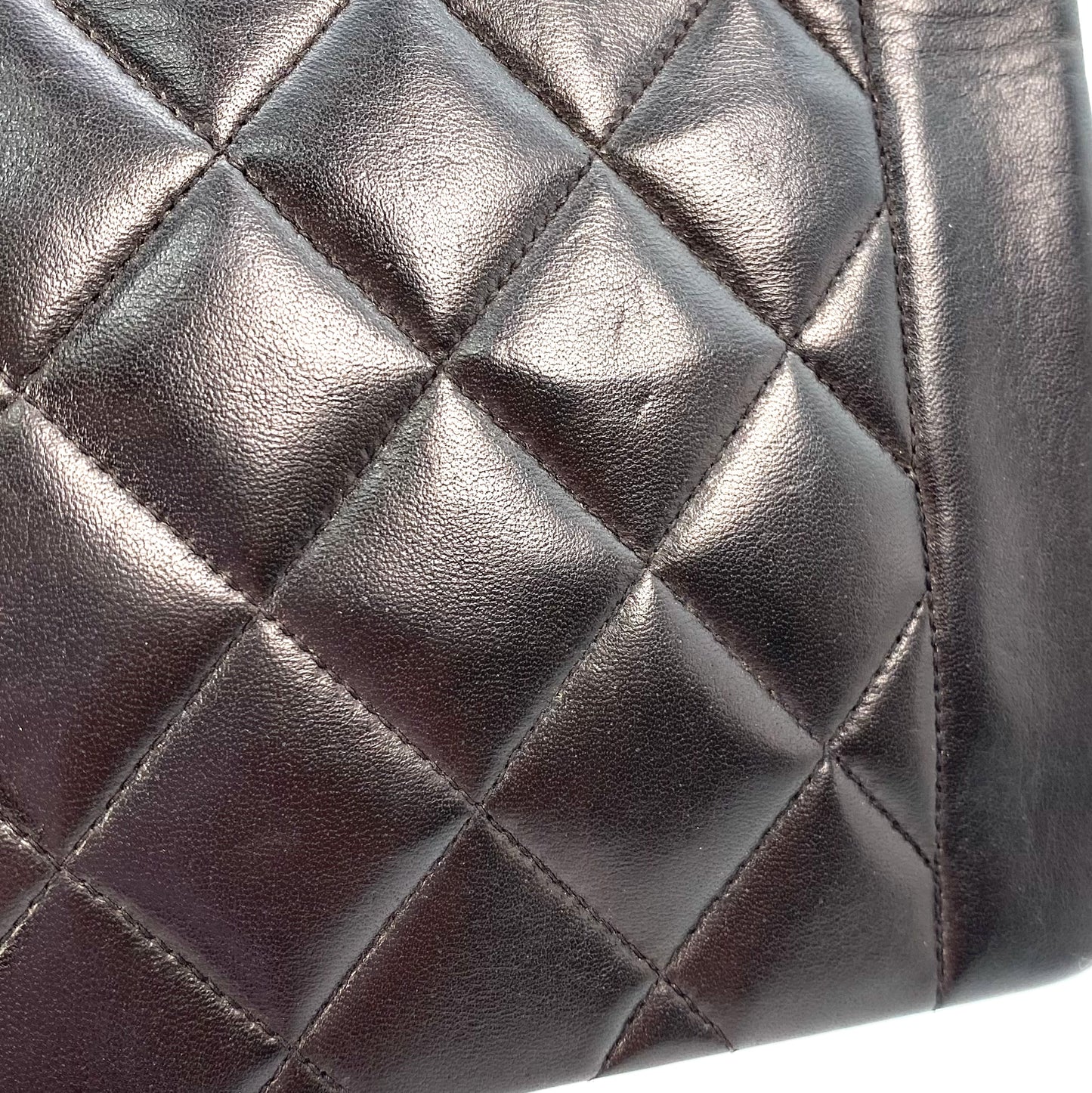 Torix, 2 Series Medium Diana Black Lambskin with seal and card