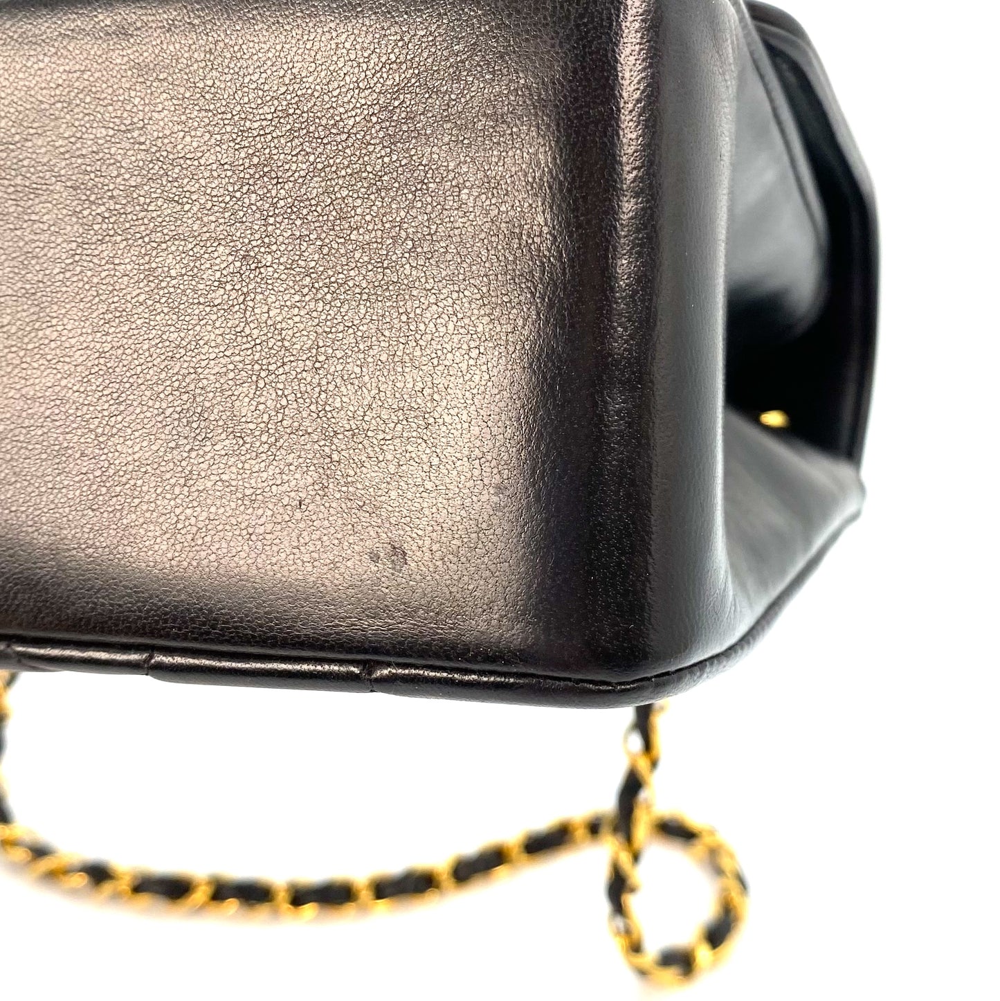 Torix, 2 Series Medium Diana Black Lambskin with seal and card