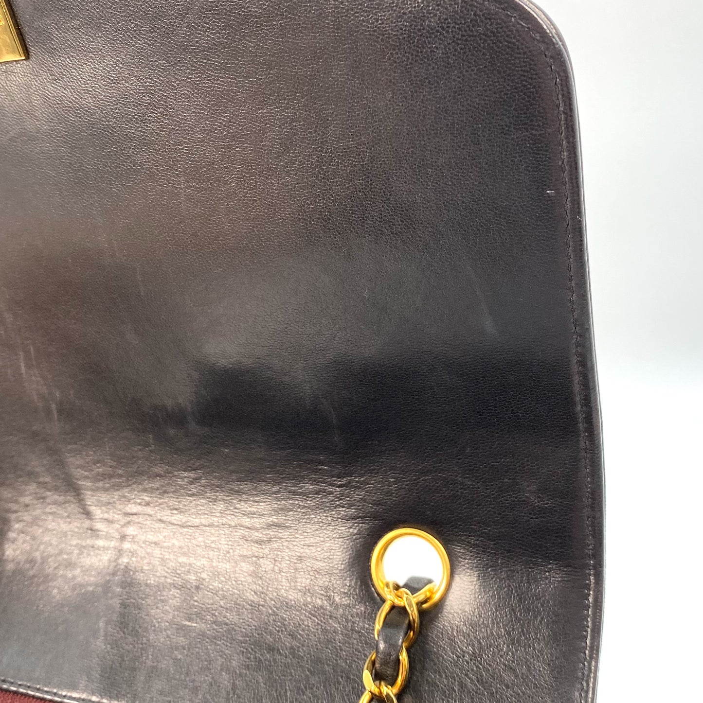 Torix, 2 Series Medium Diana Black Lambskin with seal and card