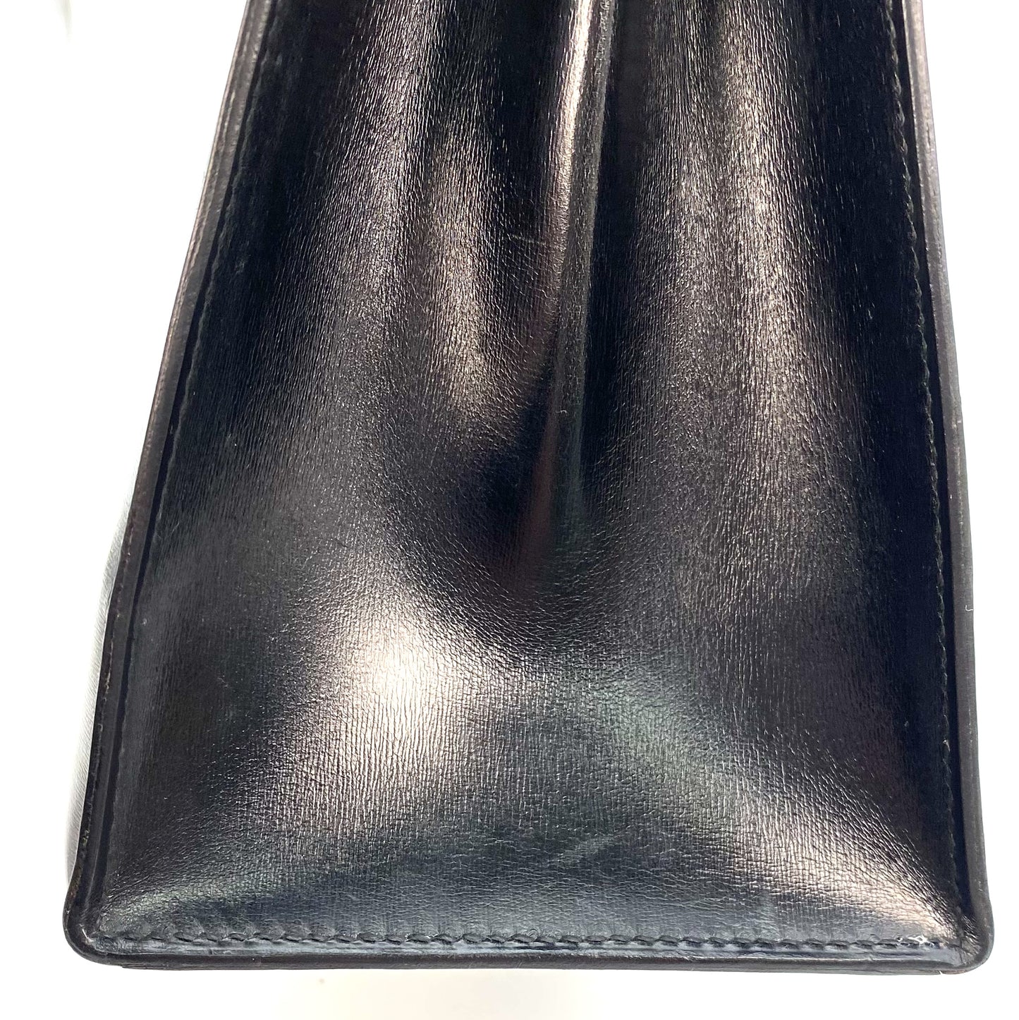 Tirza, 1985 Kelly 28 Sellier Black Boxcalf Gold Hardware with stamp 〇O