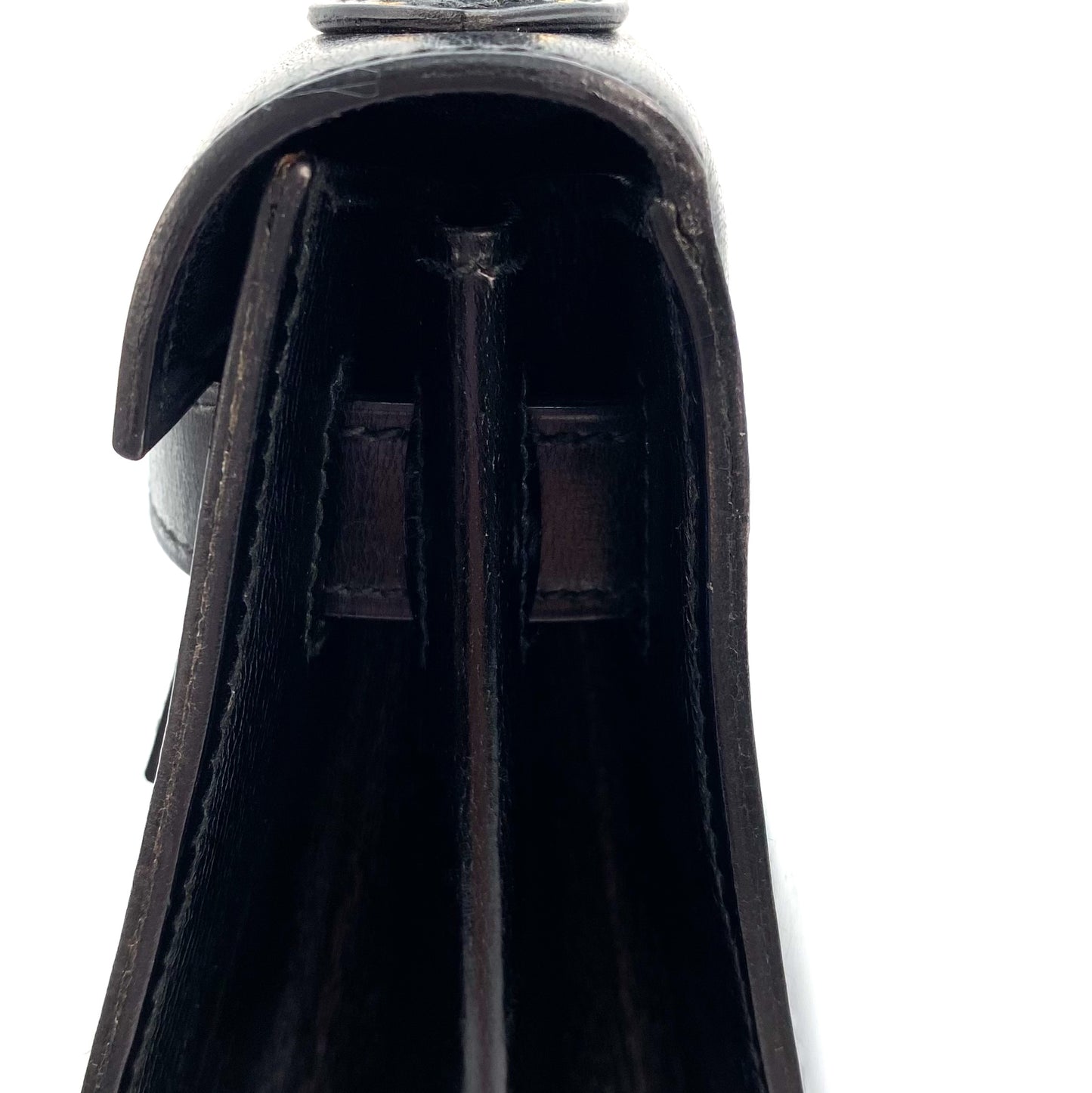 Tirza, 1985 Kelly 28 Sellier Black Boxcalf Gold Hardware with stamp 〇O