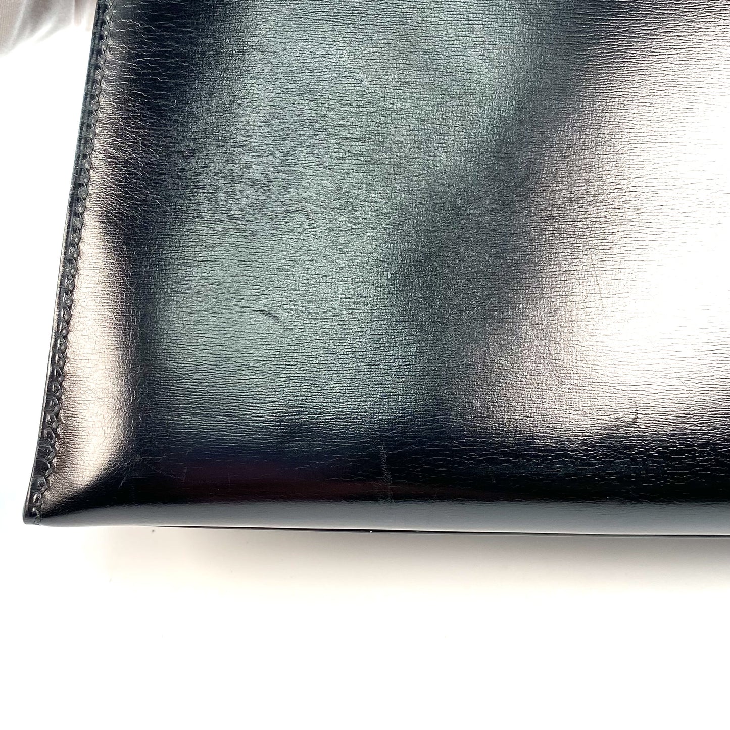 Tirza, 1985 Kelly 28 Sellier Black Boxcalf Gold Hardware with stamp 〇O