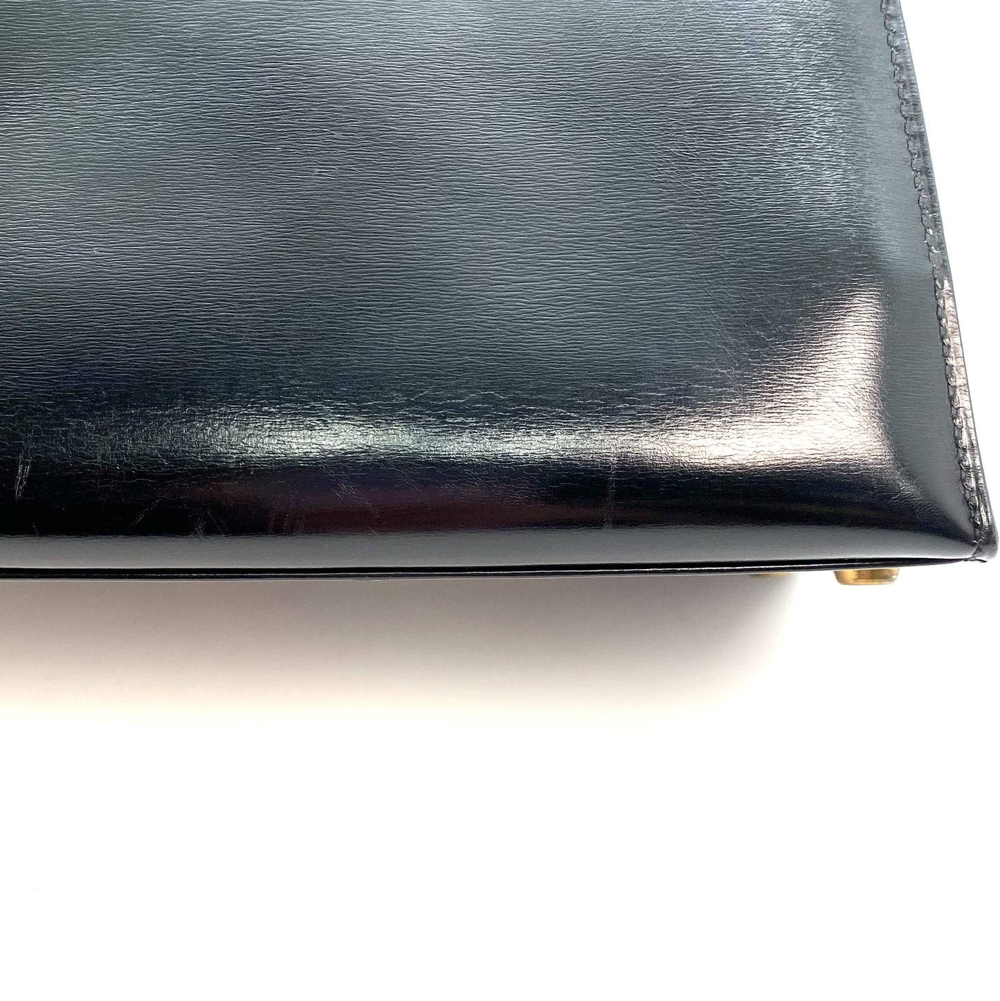 Tirza, 1985 Kelly 28 Sellier Black Boxcalf Gold Hardware with stamp 〇O