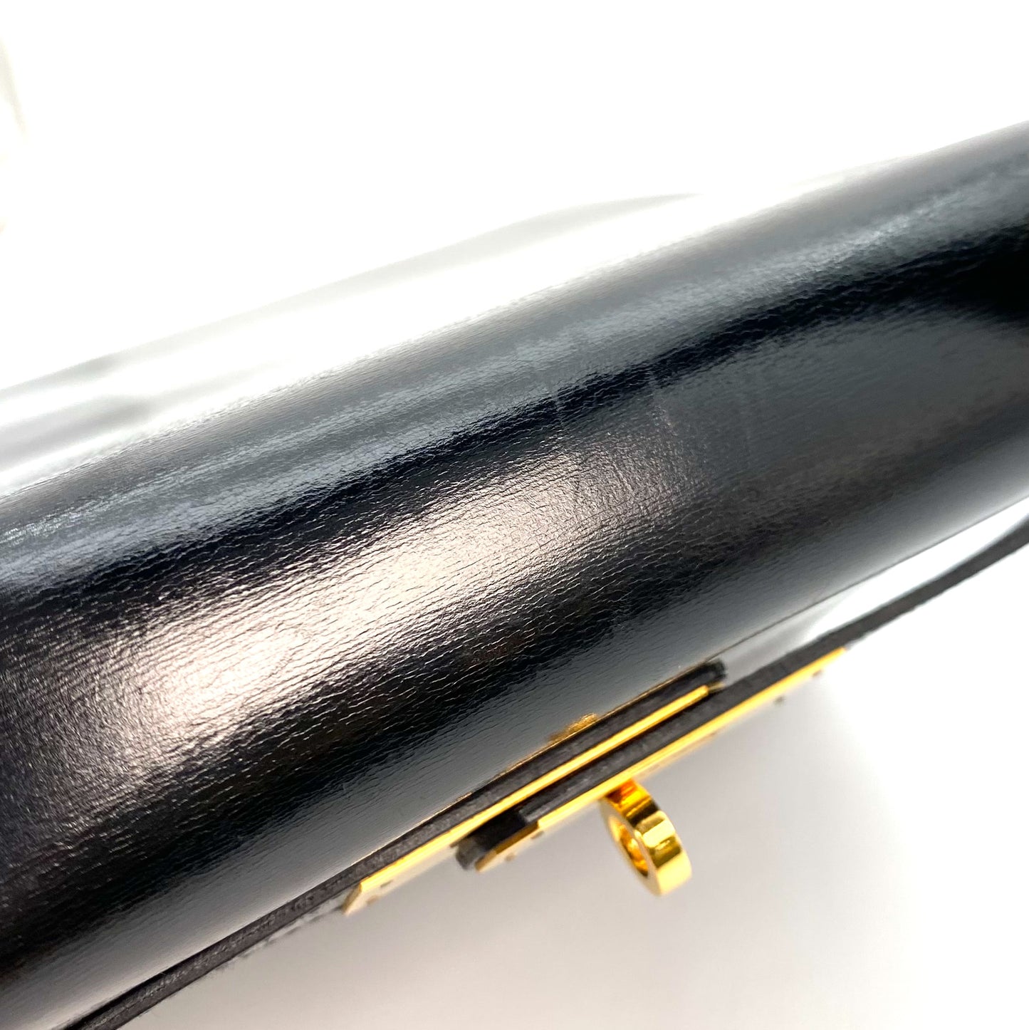 Tirza, 1985 Kelly 28 Sellier Black Boxcalf Gold Hardware with stamp 〇O