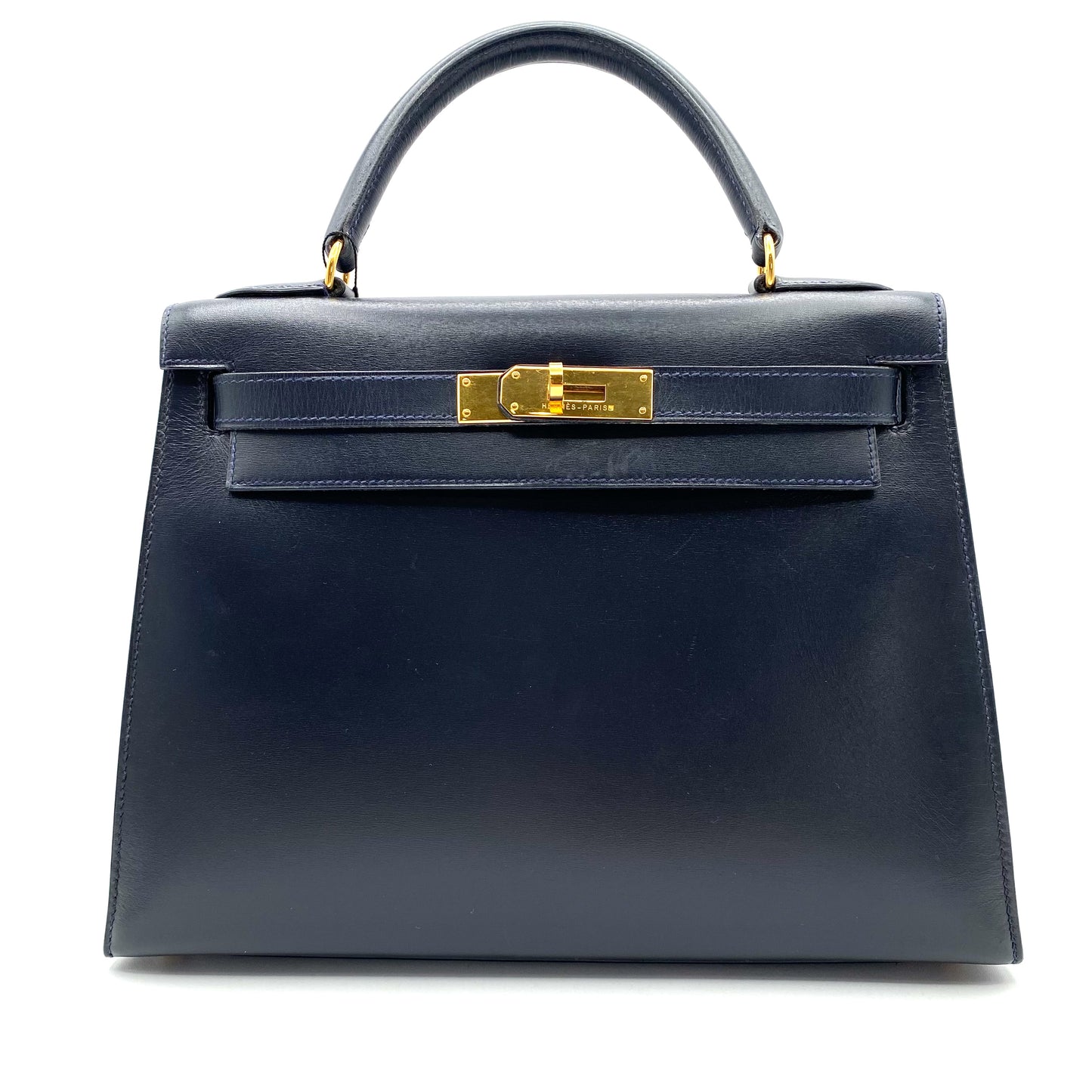 Sullivan, 1993 Kelly 28 navy box sellier stitcthing with stamp ⭕️W