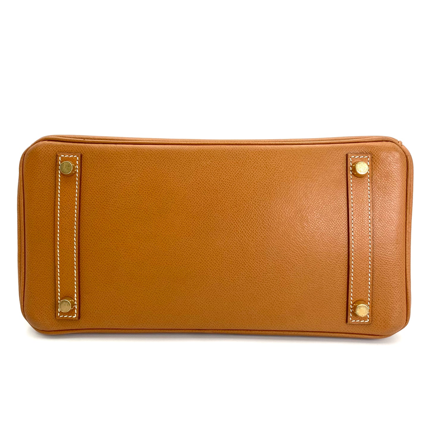 Martha, Vintage Authentic Hermes 🟥G 2003 birkin 30 gold courchevel leather with chain, clochette, and key