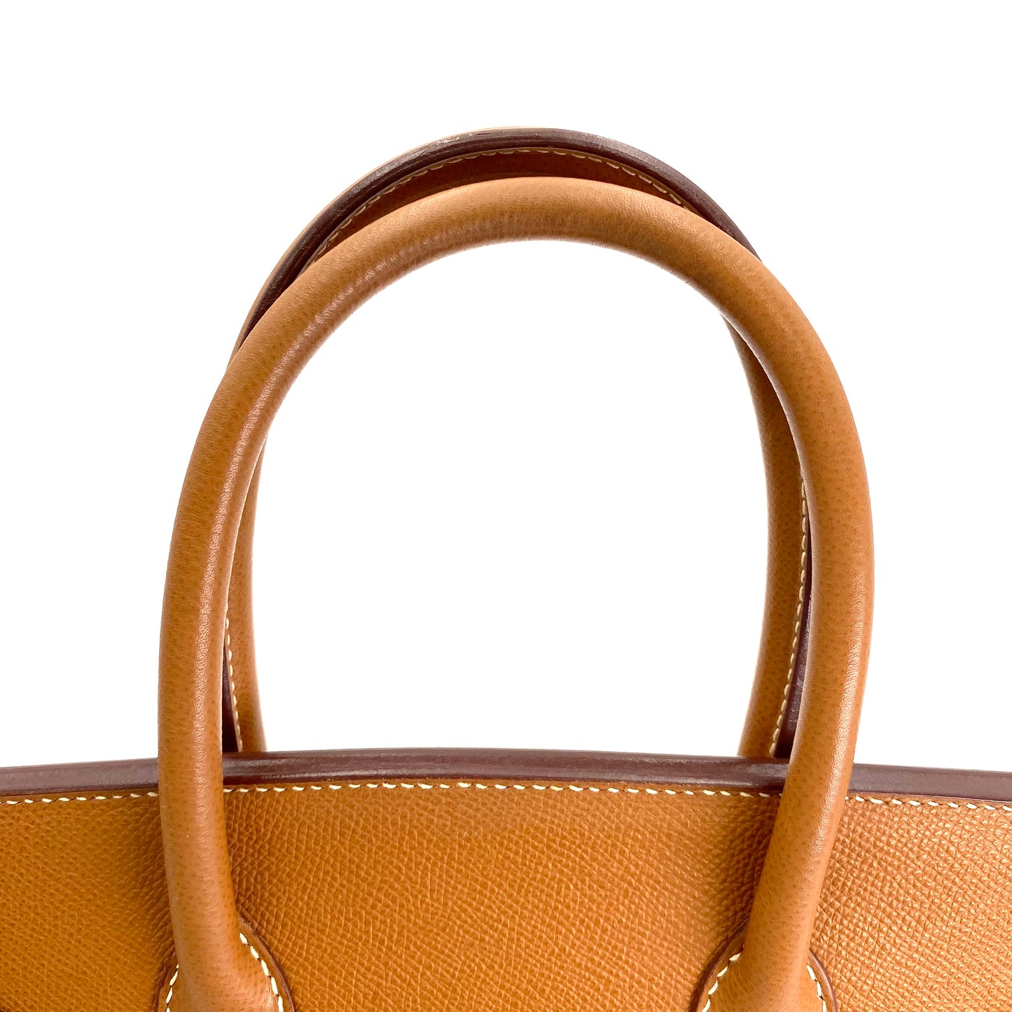 Martha, Vintage Authentic Hermes 🟥G 2003 birkin 30 gold courchevel leather with chain, clochette, and key