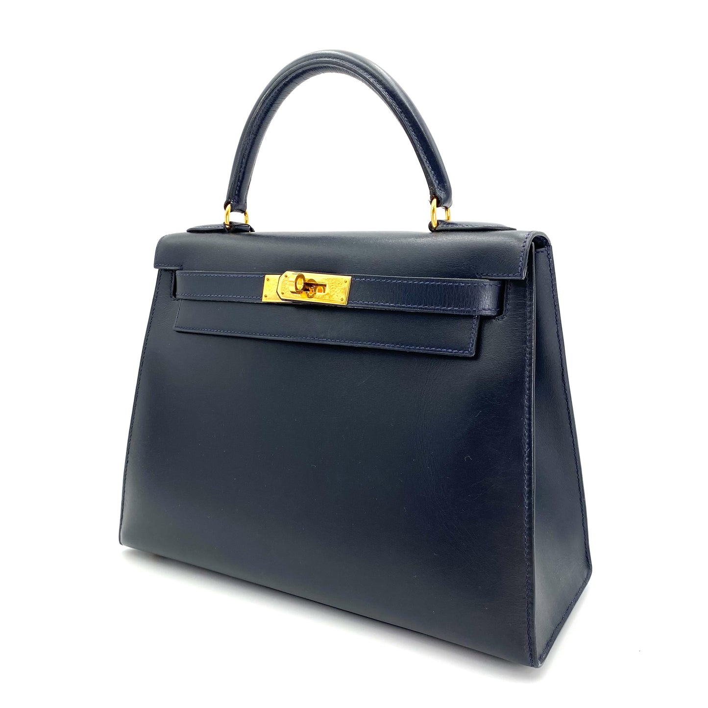 Sullivan, 1993 Kelly 28 navy box sellier stitcthing with stamp ⭕️W