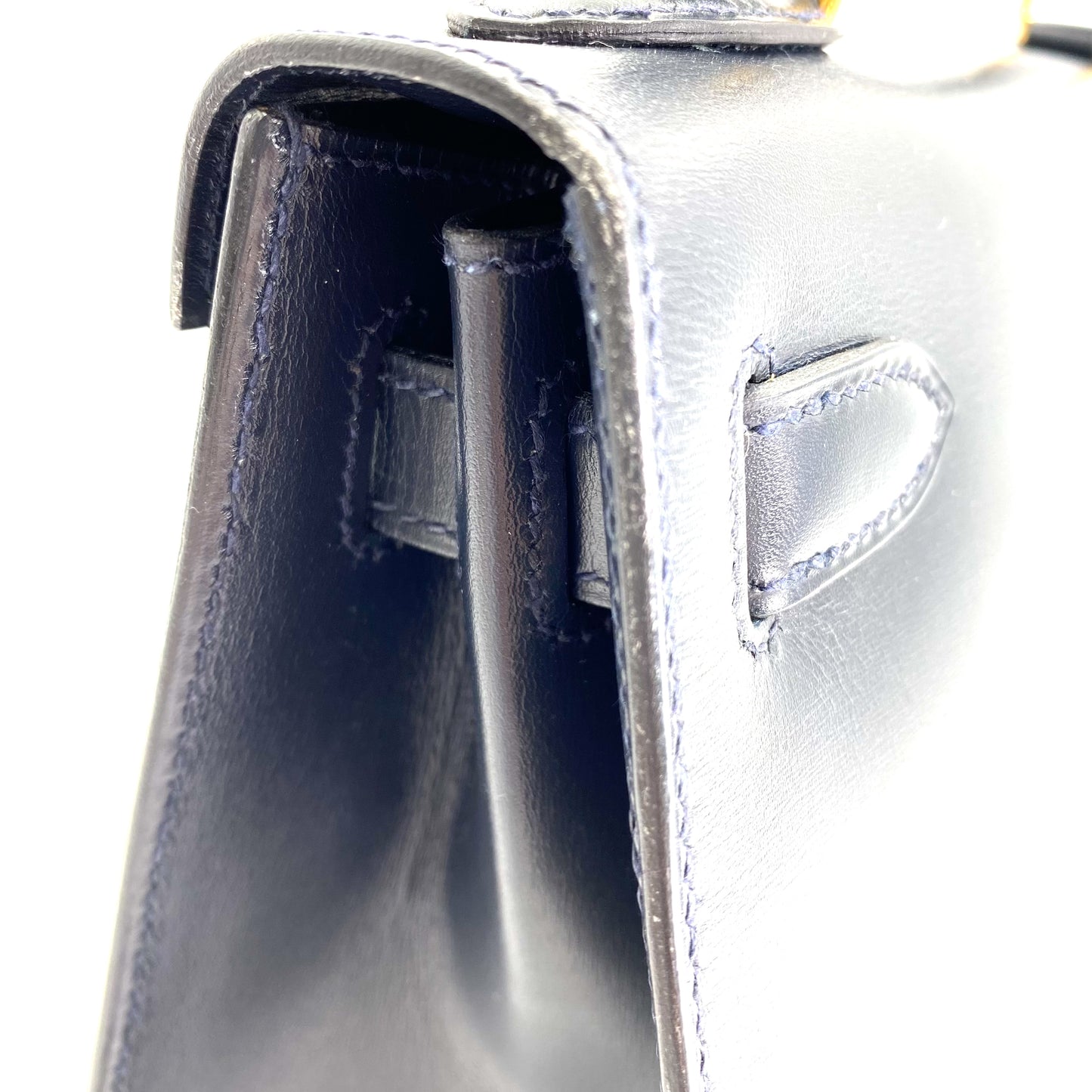 Sullivan, 1993 Kelly 28 navy box sellier stitcthing with stamp ⭕️W