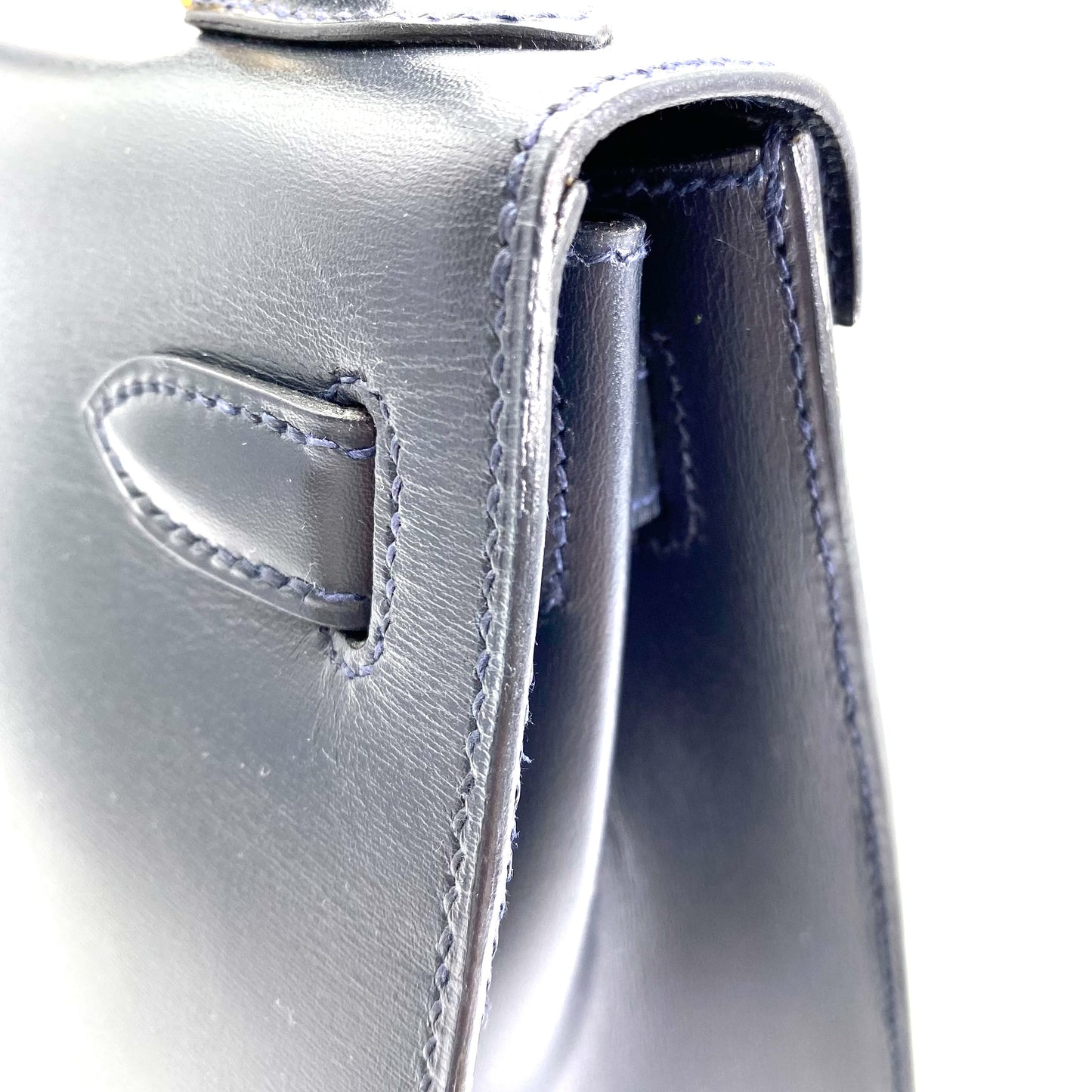 Sullivan, 1993 Kelly 28 navy box sellier stitcthing with stamp ⭕️W