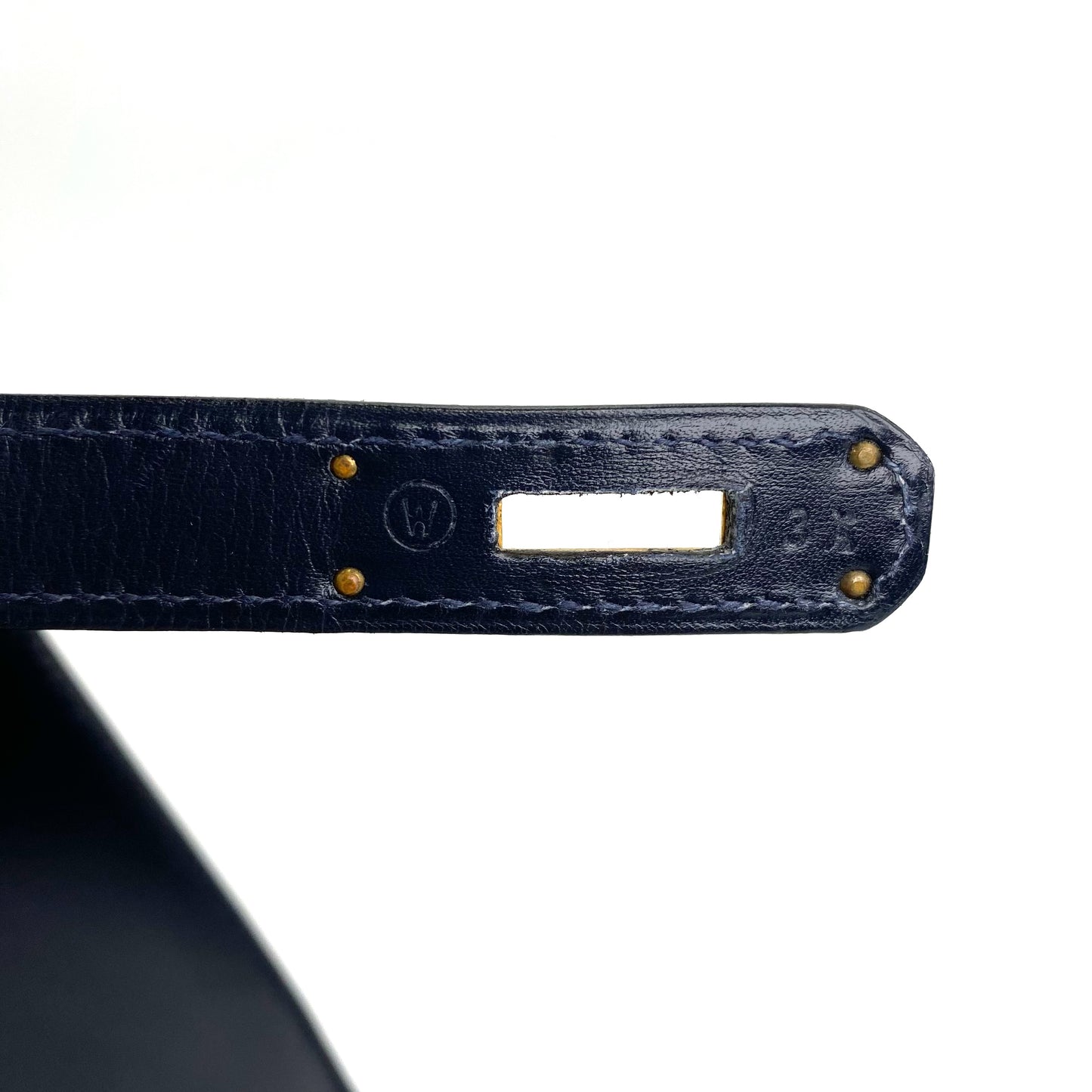 Sullivan, 1993 Kelly 28 navy box sellier stitcthing with stamp ⭕️W