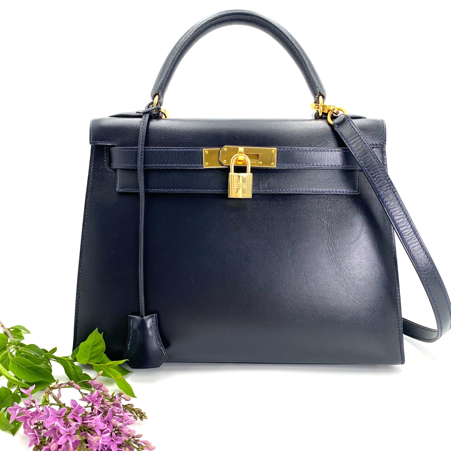 Sullivan, 1993 Kelly 28 navy box sellier stitcthing with stamp ⭕️W