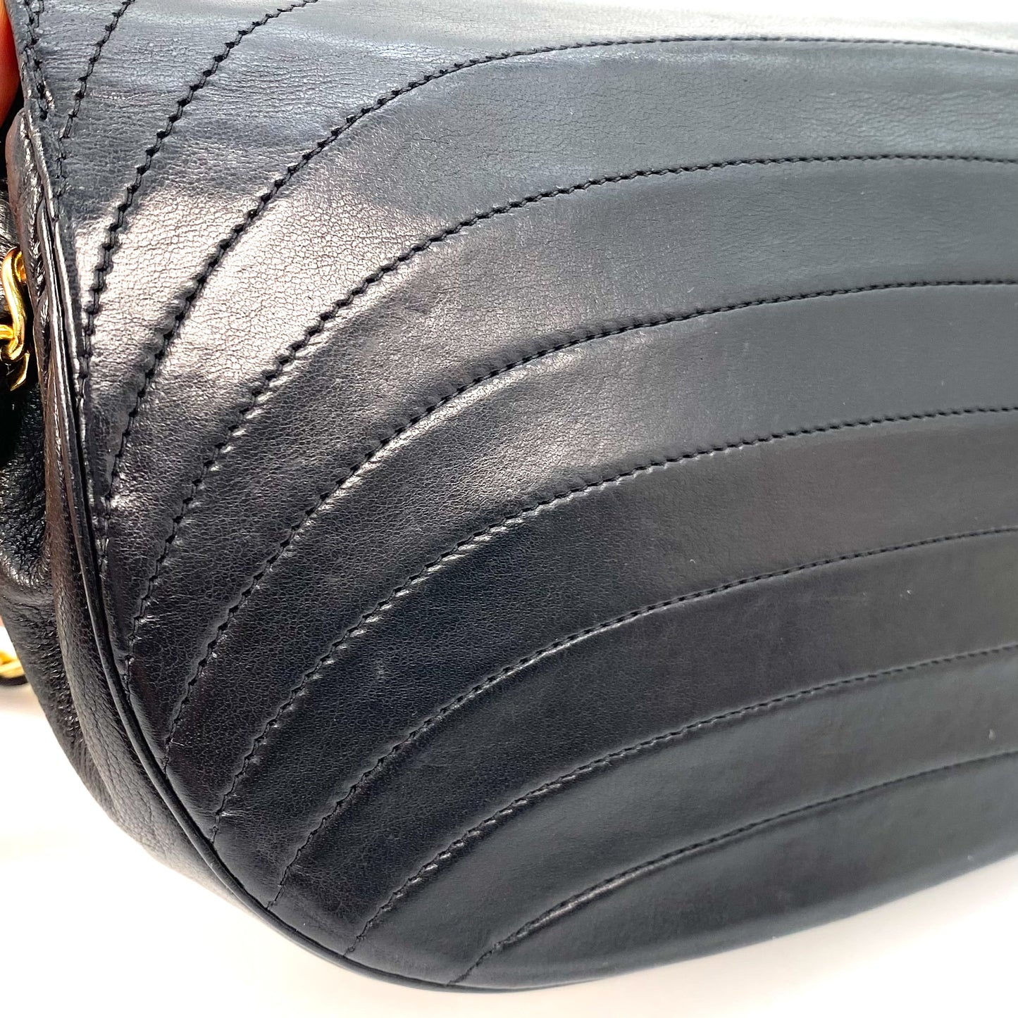 Arlith, 1 Series Cocomark Wave Stitch Black Lambskin with seal and card