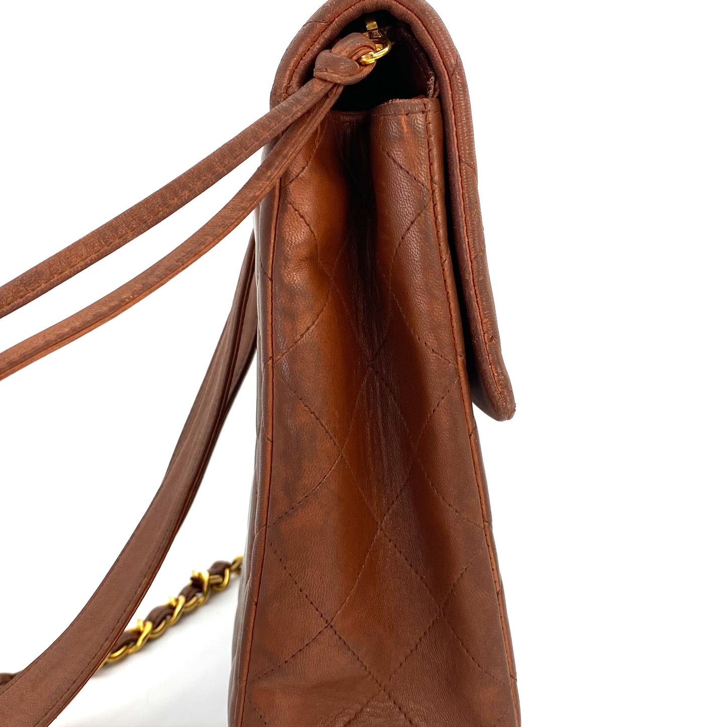 Tatiana, 4 Series Classic Vintage Backpack Brown with seal and card