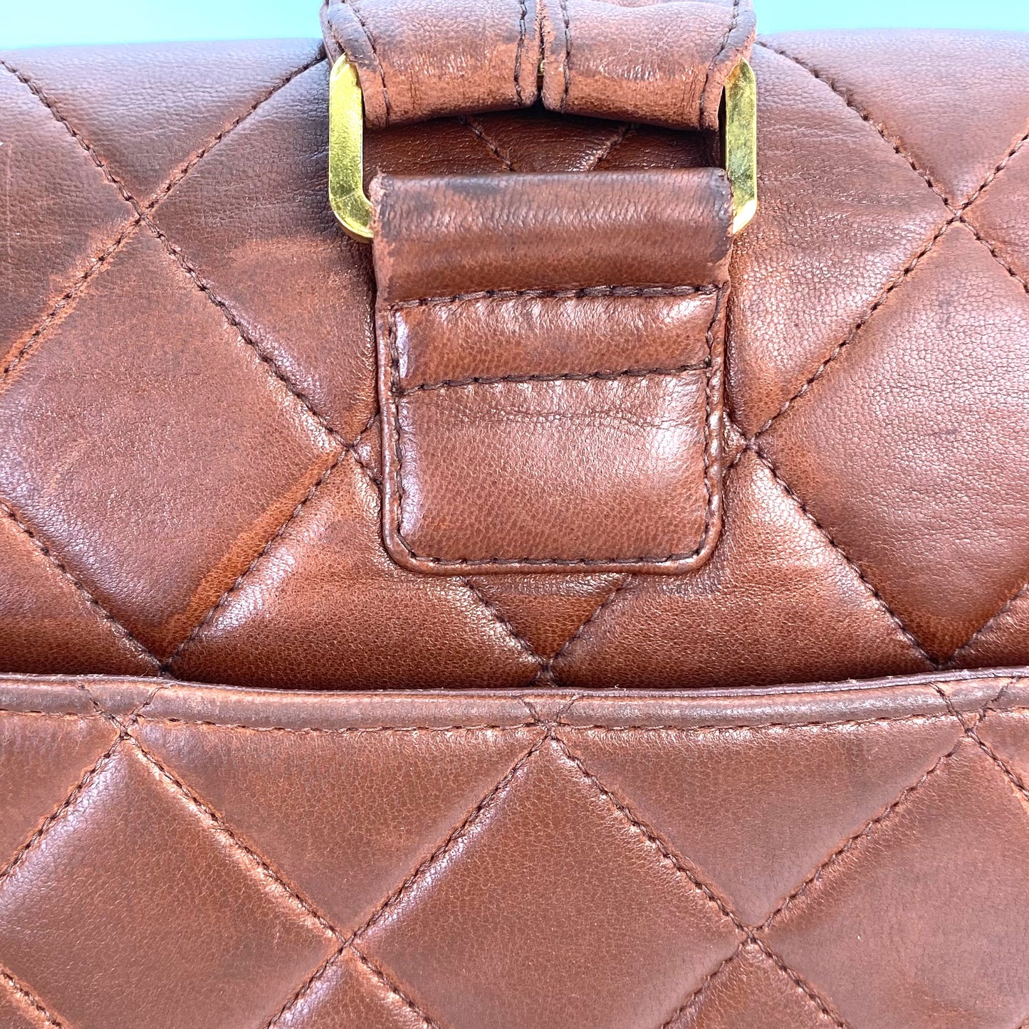 Tatiana, 4 Series Classic Vintage Backpack Brown with seal and card