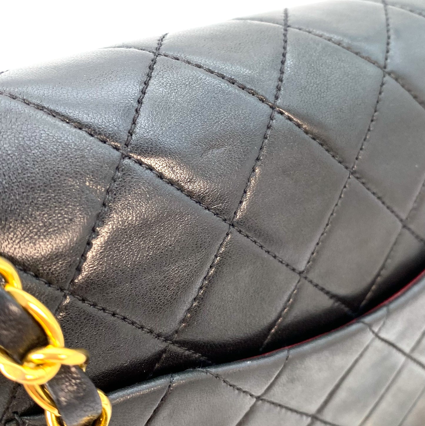 Pagani, 2 Series Medium Classic Flap Black Lambskin with seal and card