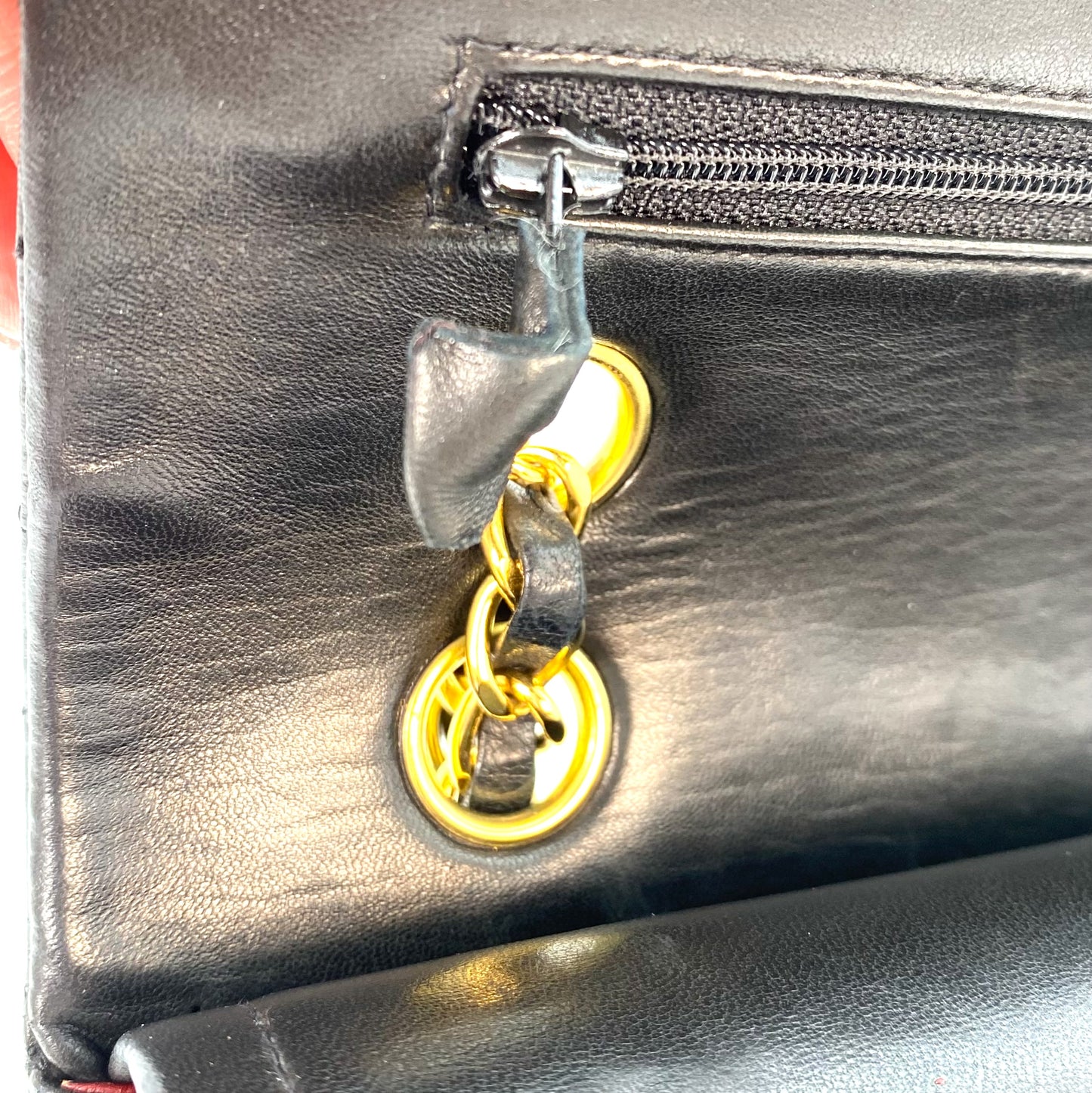 Pagani, 2 Series Medium Classic Flap Black Lambskin with seal and card