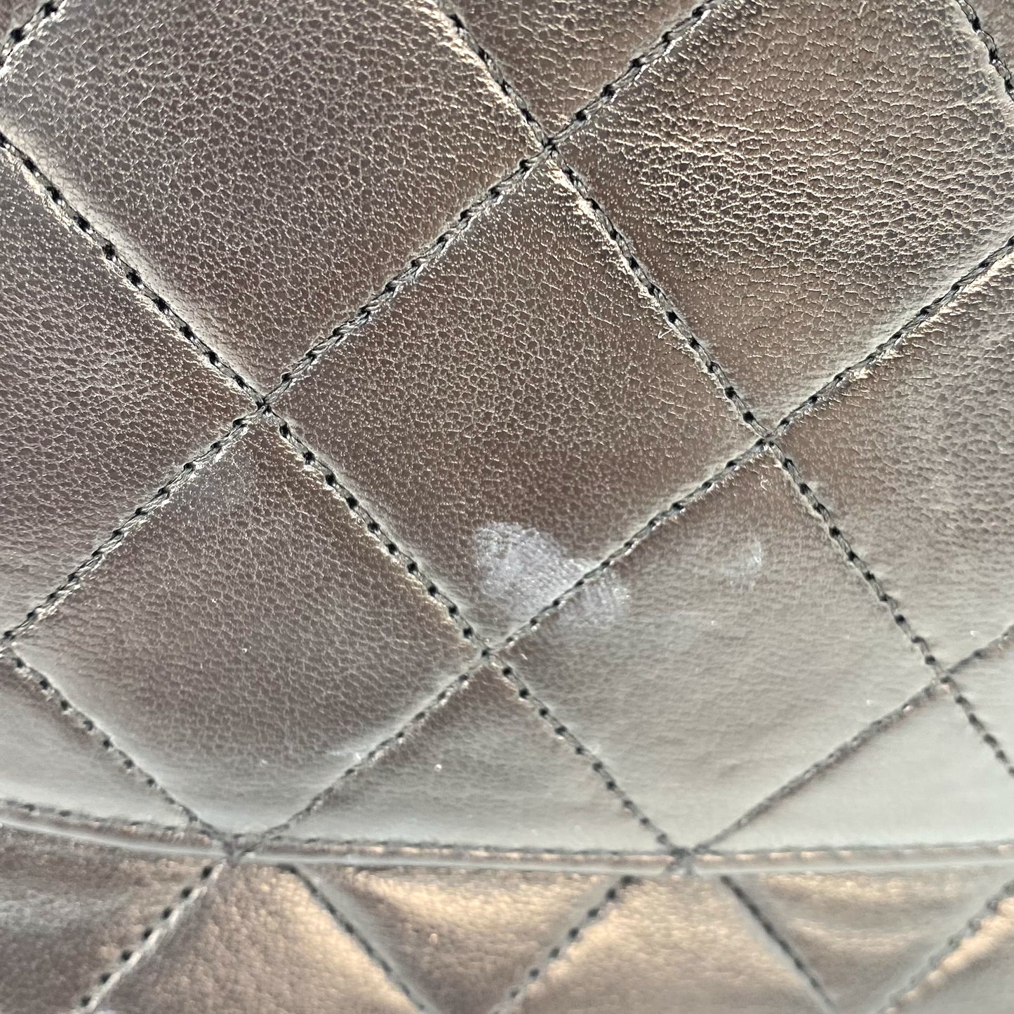 Miata, 1 Series Medium Classic Flap Black Lambskin with seal and card