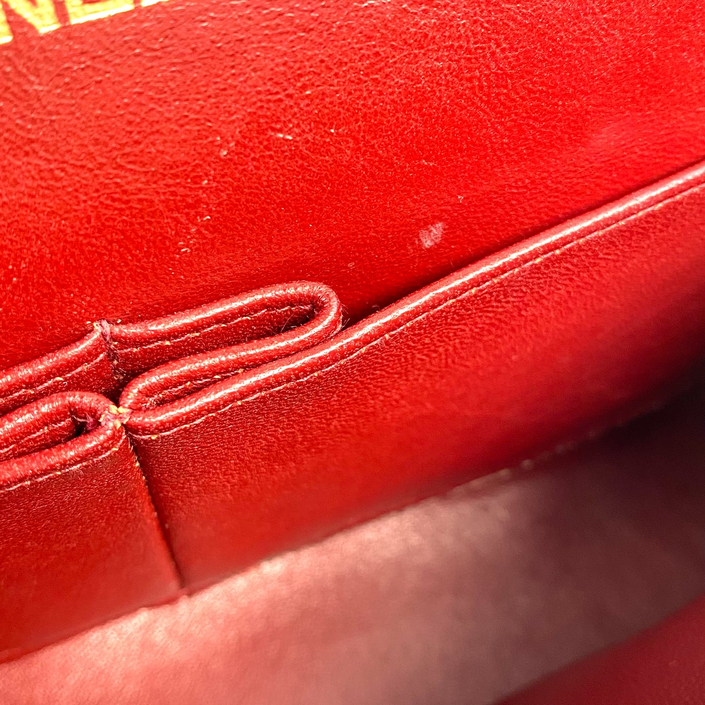 Miata, 1 Series Medium Classic Flap Black Lambskin with seal and card